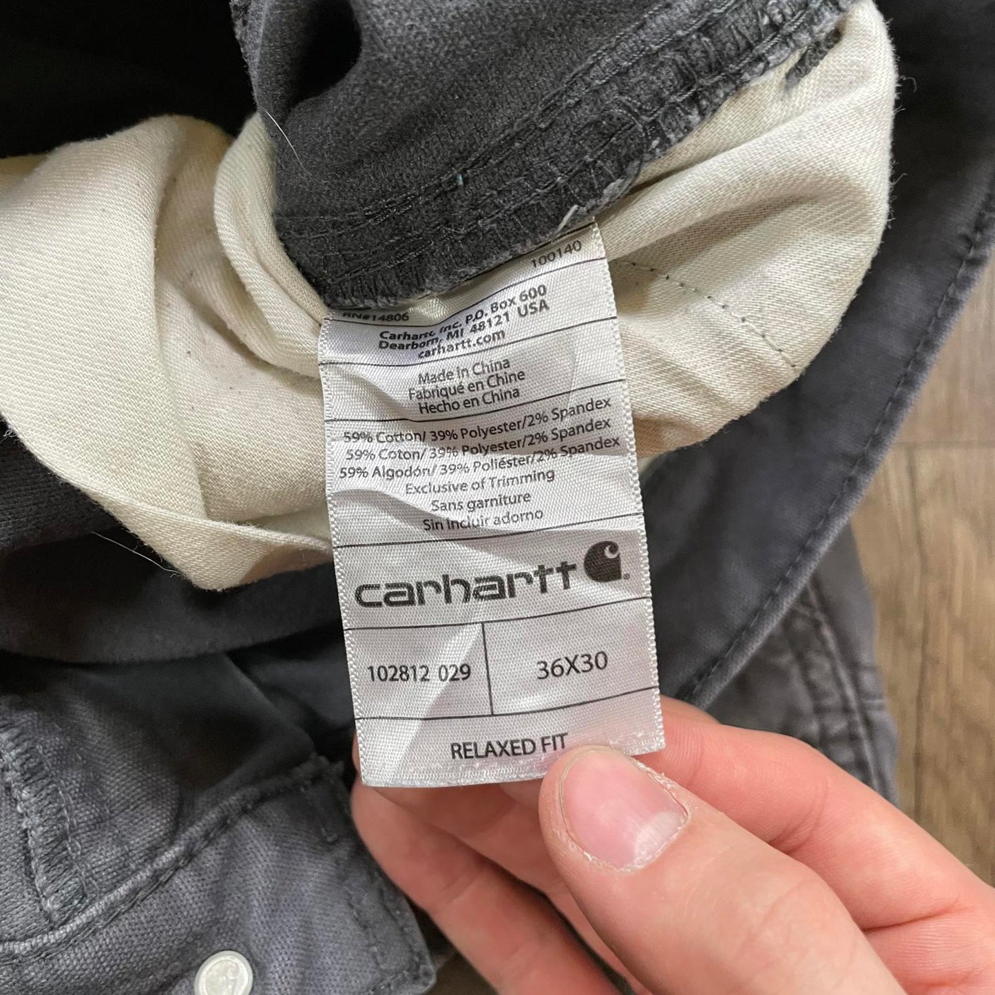Carhartt Relaxed Fit Double Knee Carpenter Trousers