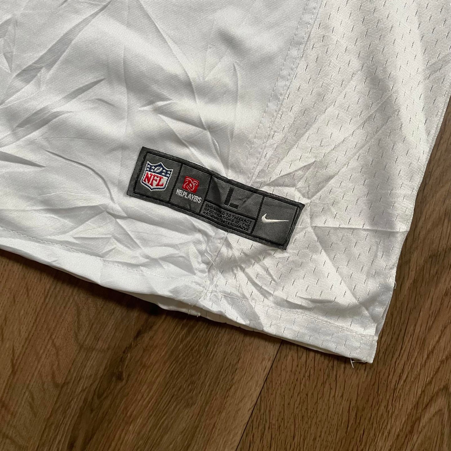NFL White and Red NY Beckham Jr Jersey