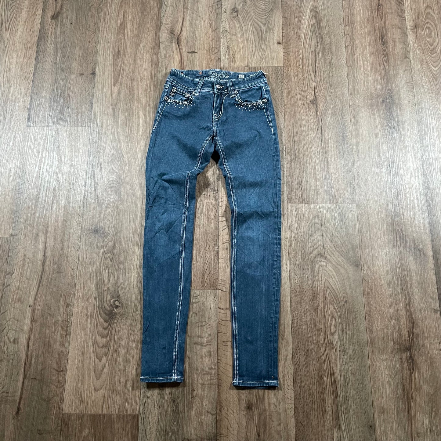 Miss Me Gem Detail Jegging Jean