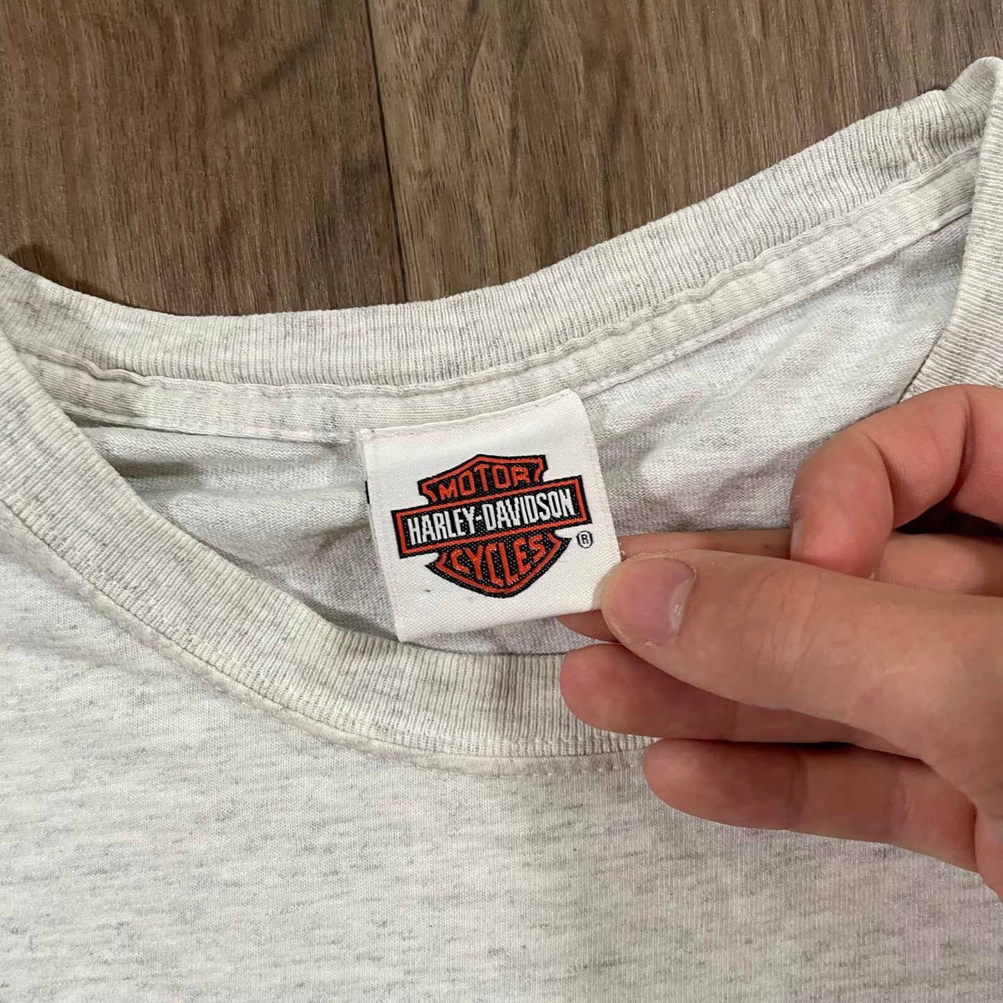 Vintage Harley Davidson 2008 "Where it All Began" T-Shirt Grey