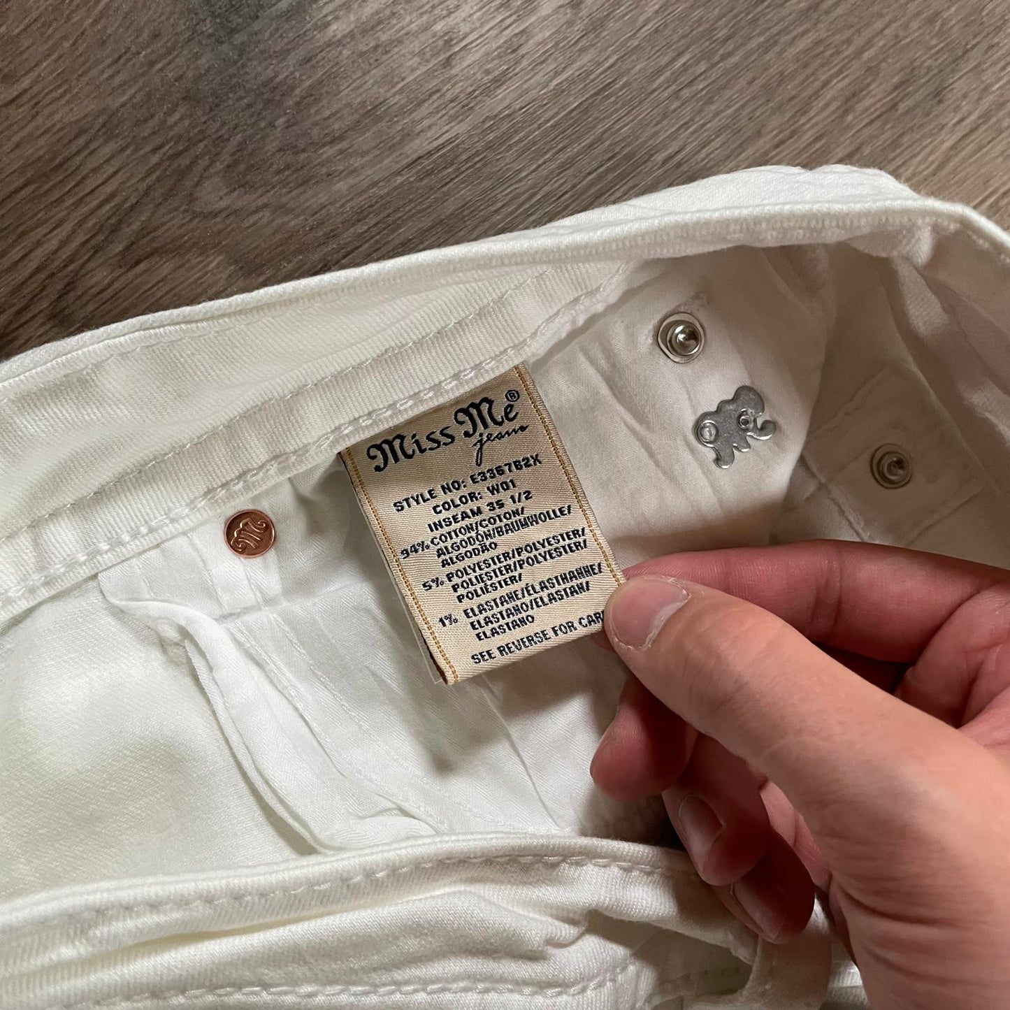Miss Me White BNWT Boot Cut Jeans