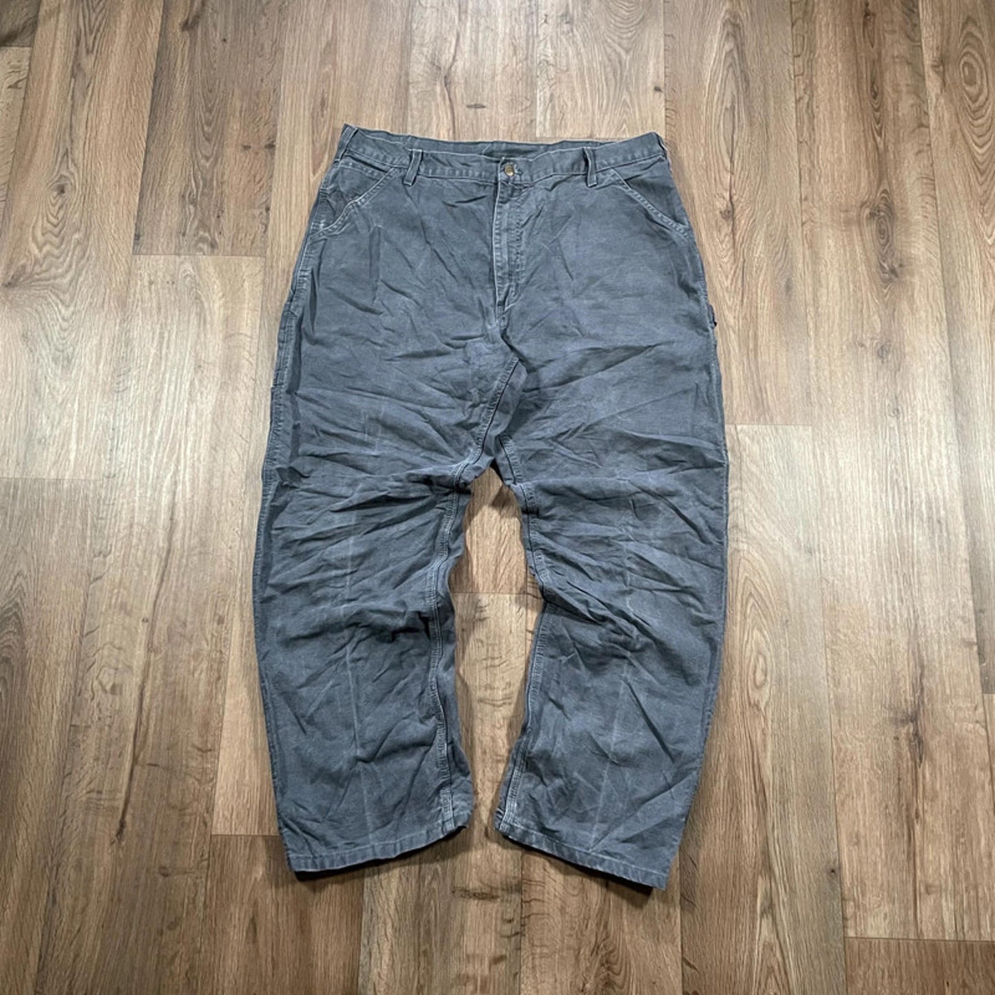 Carhartt Grey Carpenter Trousers