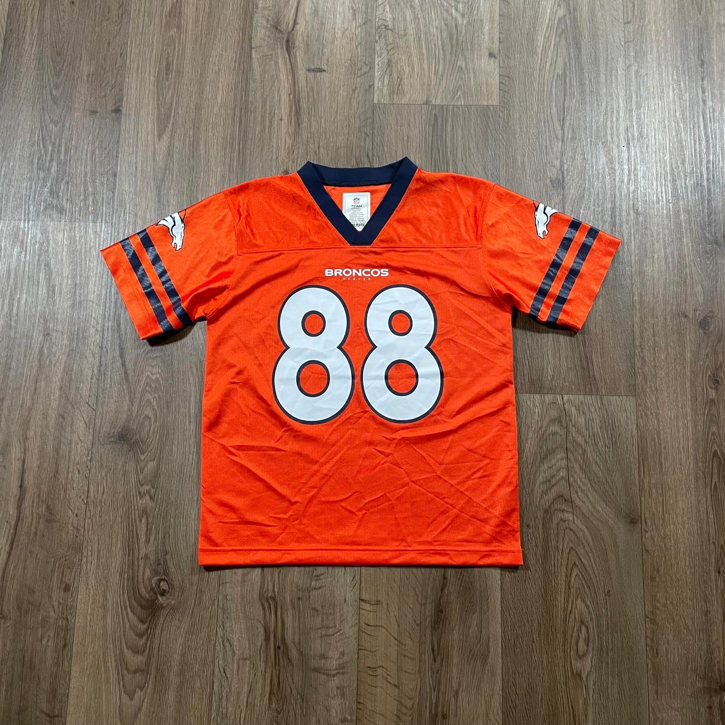 NFL Broncos Orange Thomas Jersey