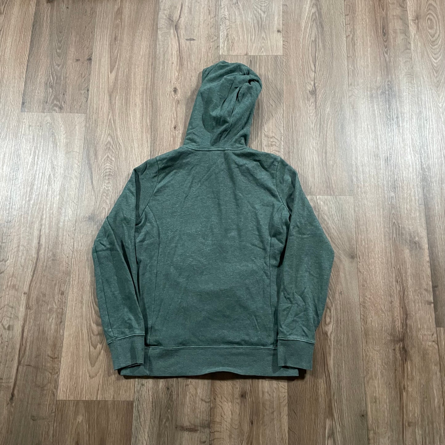 North Face Green Print Hoodie Womens Medium