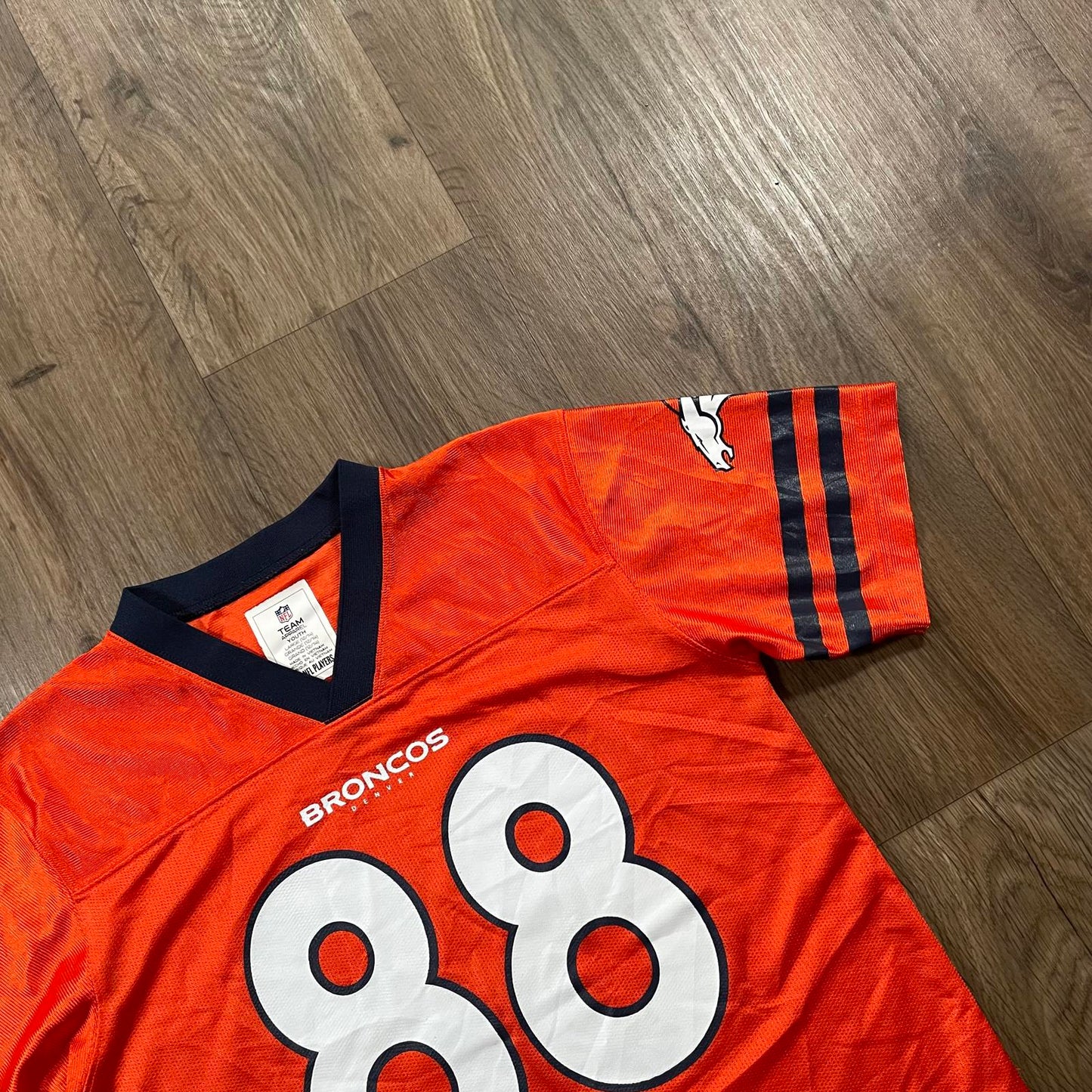 NFL Broncos Orange Thomas Jersey