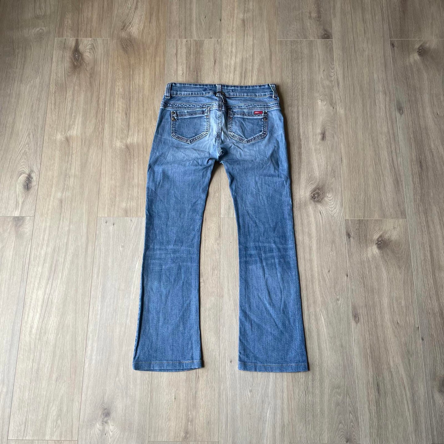 Only Low Waisted Y2K Style Boot Cut Jeans