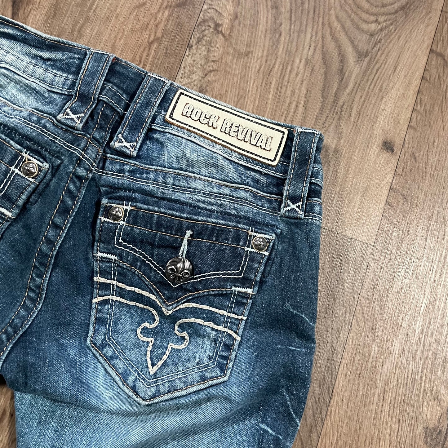 Rock Revival Blue Skinny Jeans