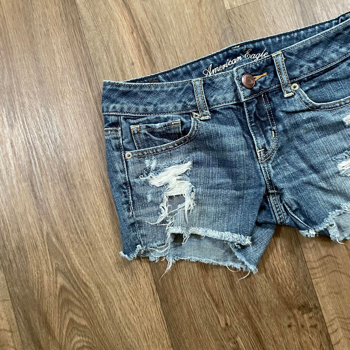 American Eagle Distressed Mini Shorts