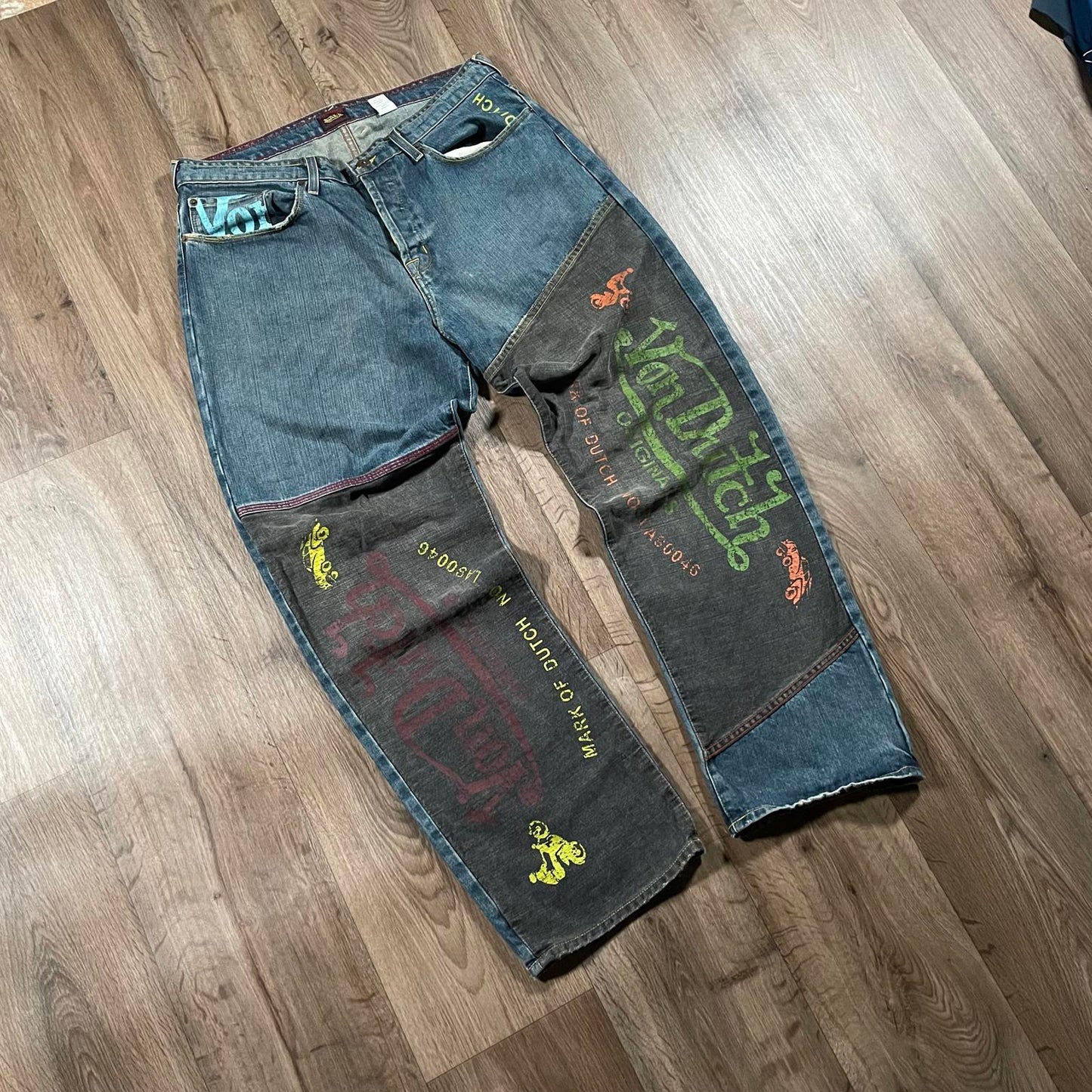 Vintage Von Dutch Blue Jeans