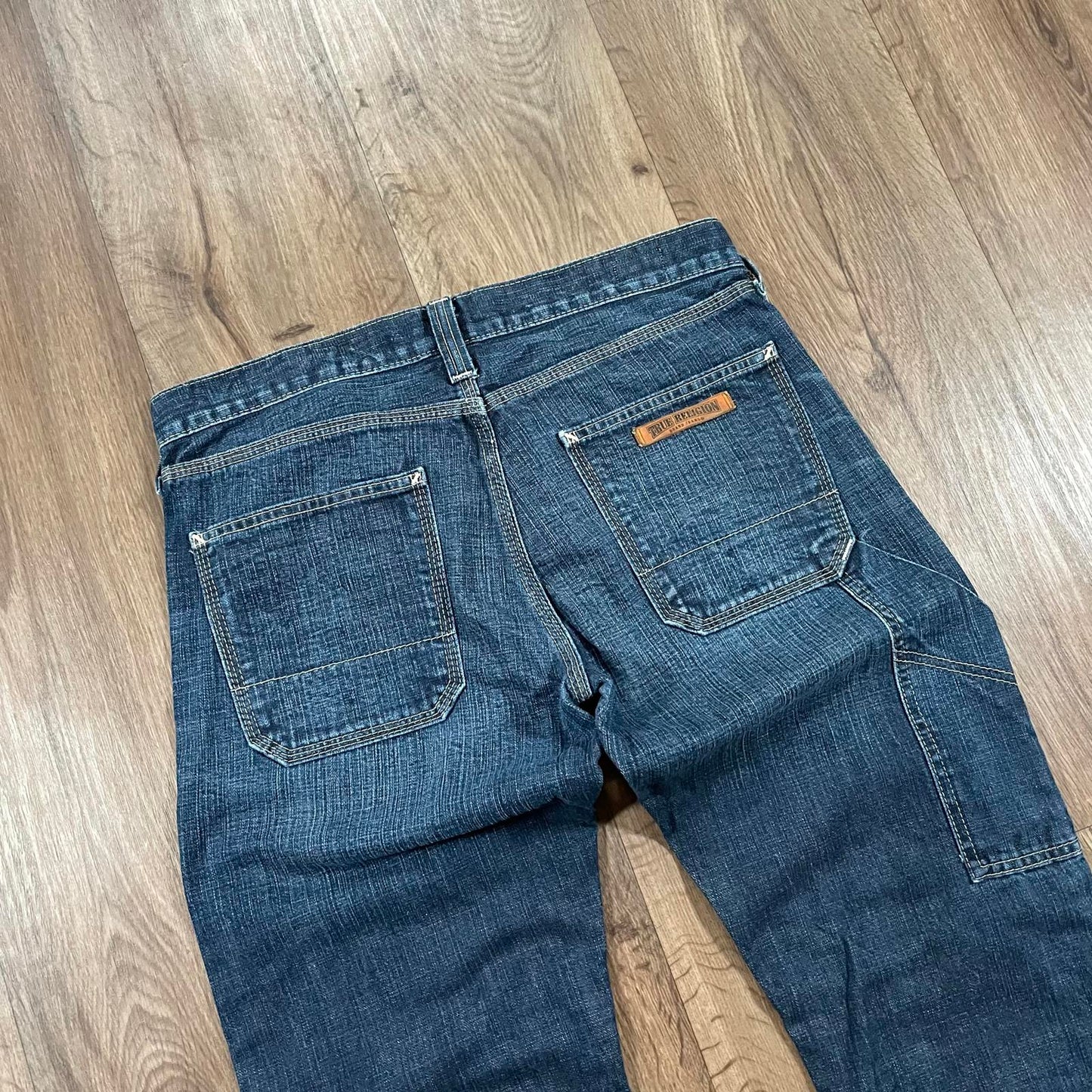 True Religion Blue Carpenter Style Jeans W35 L30