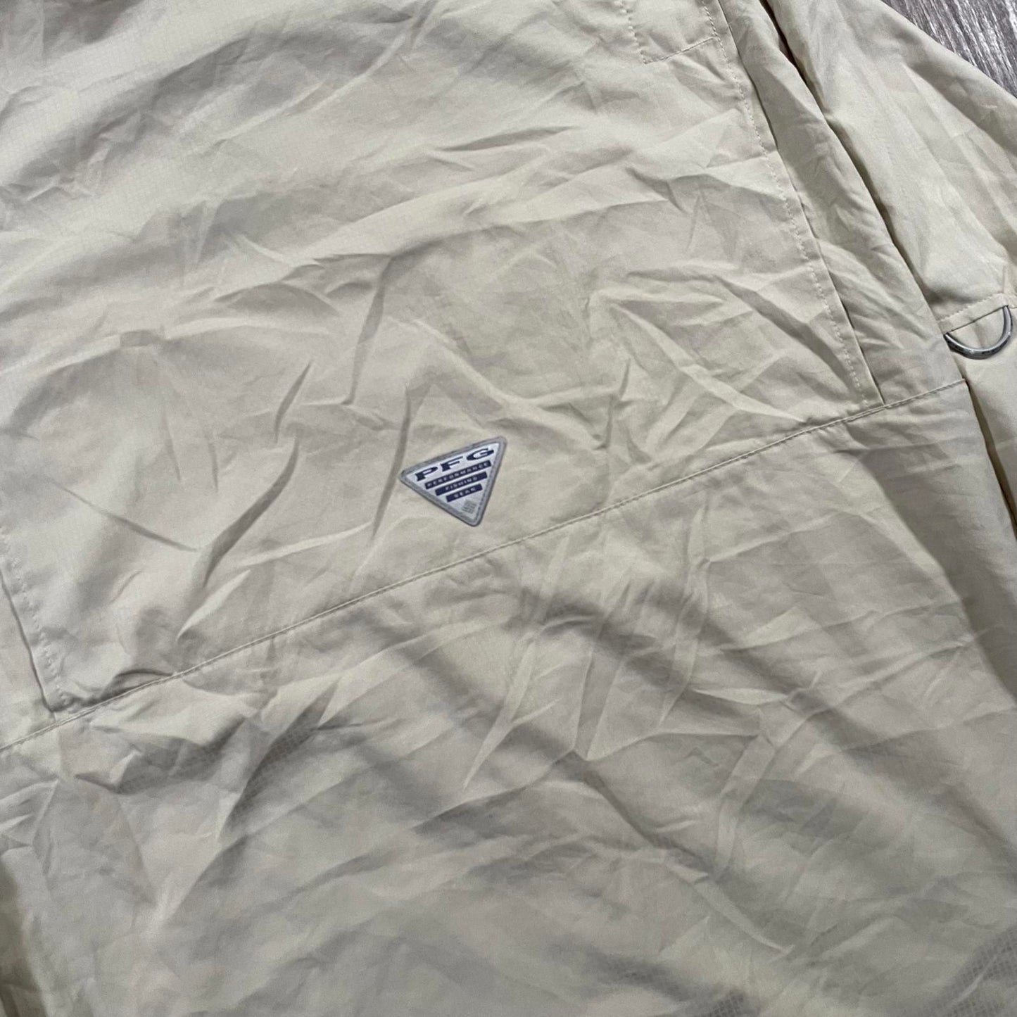 Vintage Columbia PFG Long Sleeve Shirt Beige