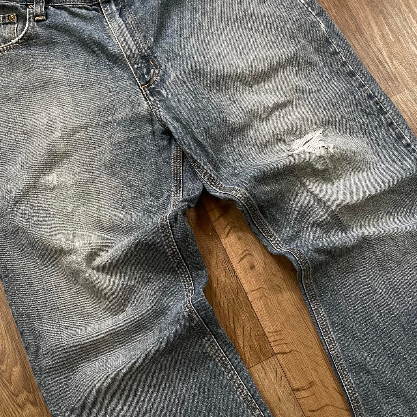 Carhartt Blue Jeans Distressed Relaxed Fit