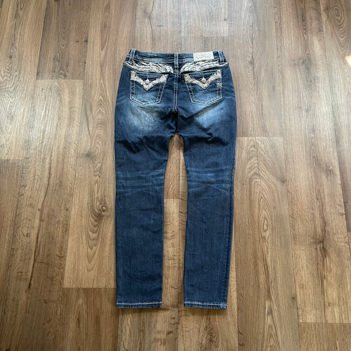 Miss Me Angel Wing Miss Rise Skinny Jeans