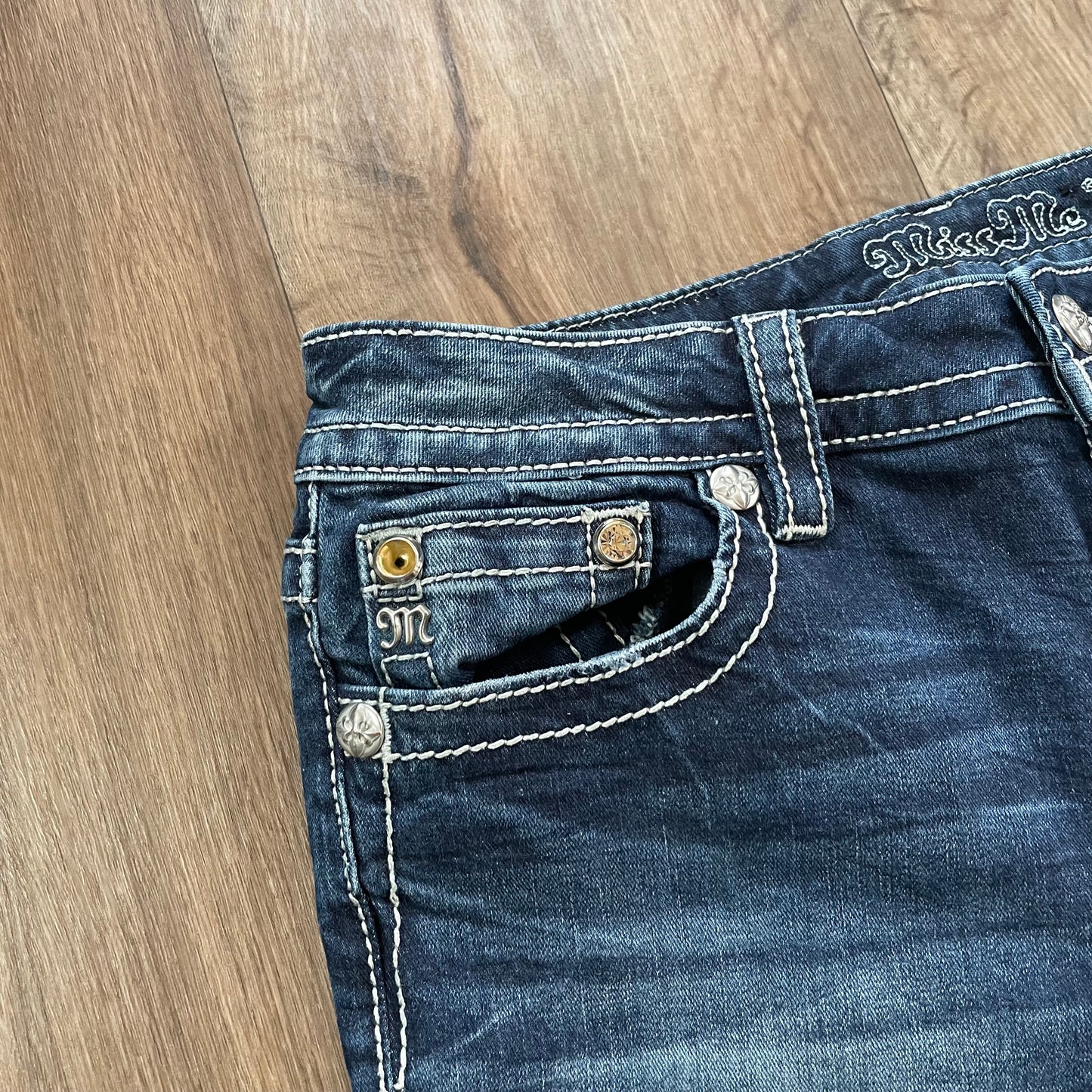 Miss Me Angel Wing Miss Rise Skinny Jeans