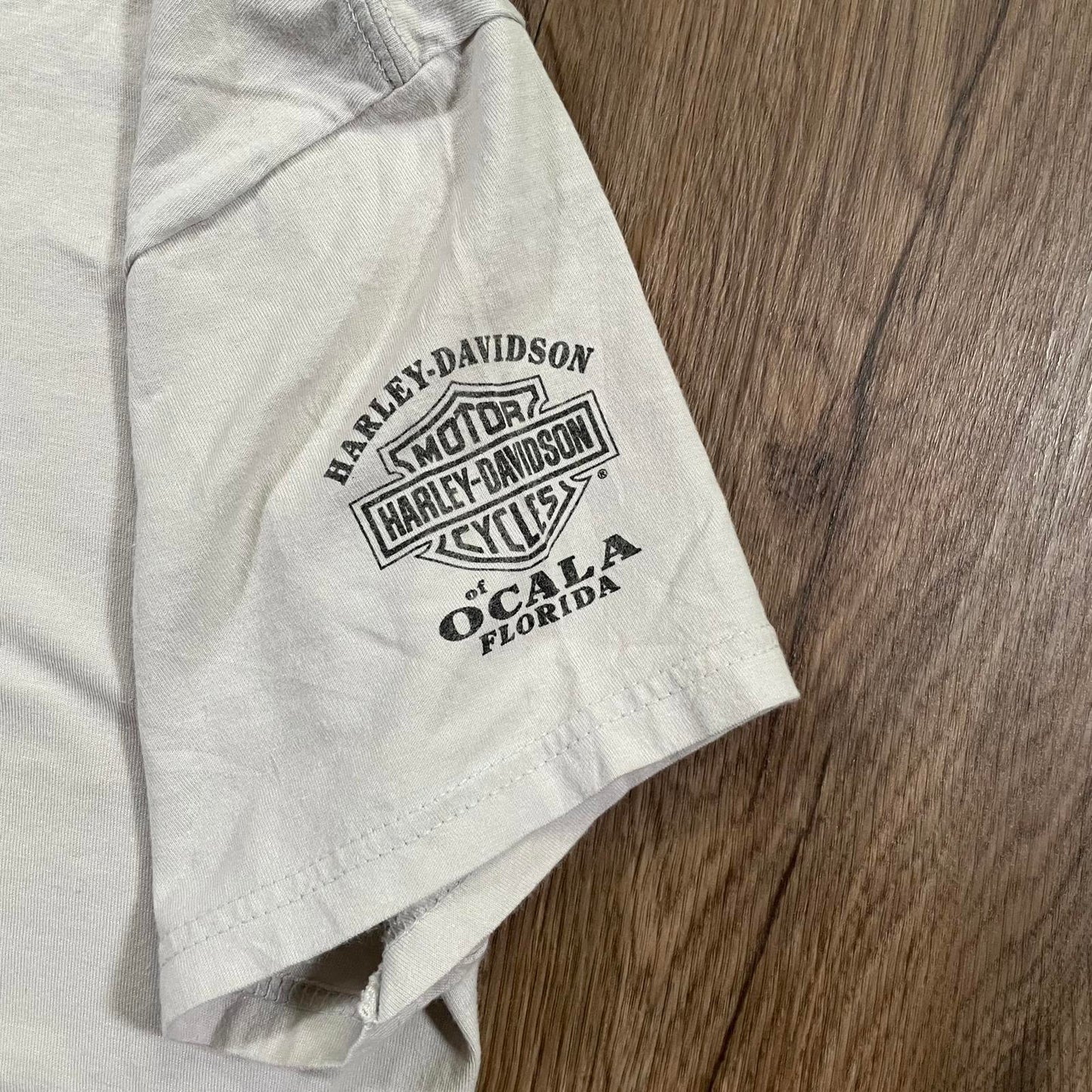 Vintage 2012 Harley Davidson Clown Print T-Shirt Florida
