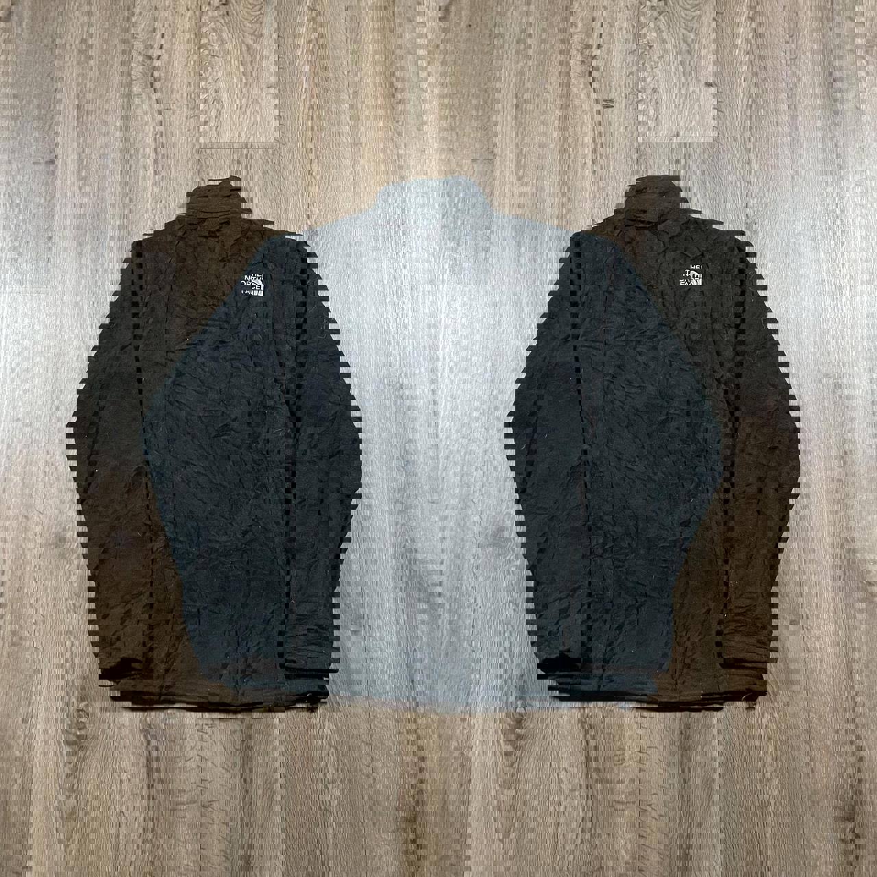 North Face Black Full Zip Fleece Jacket