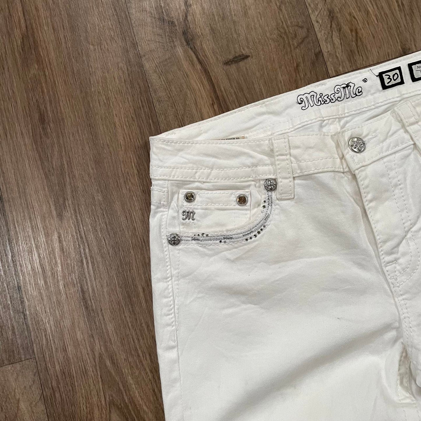 Miss Me White BNWT Boot Cut Jeans