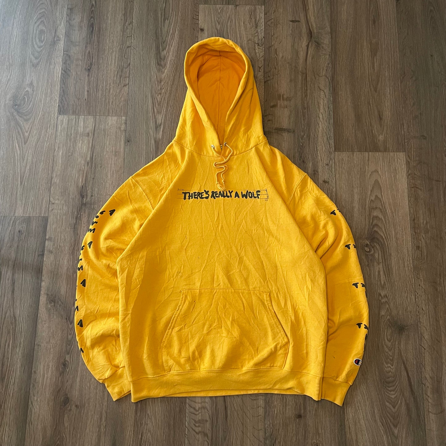Champion Yellow Hoodie