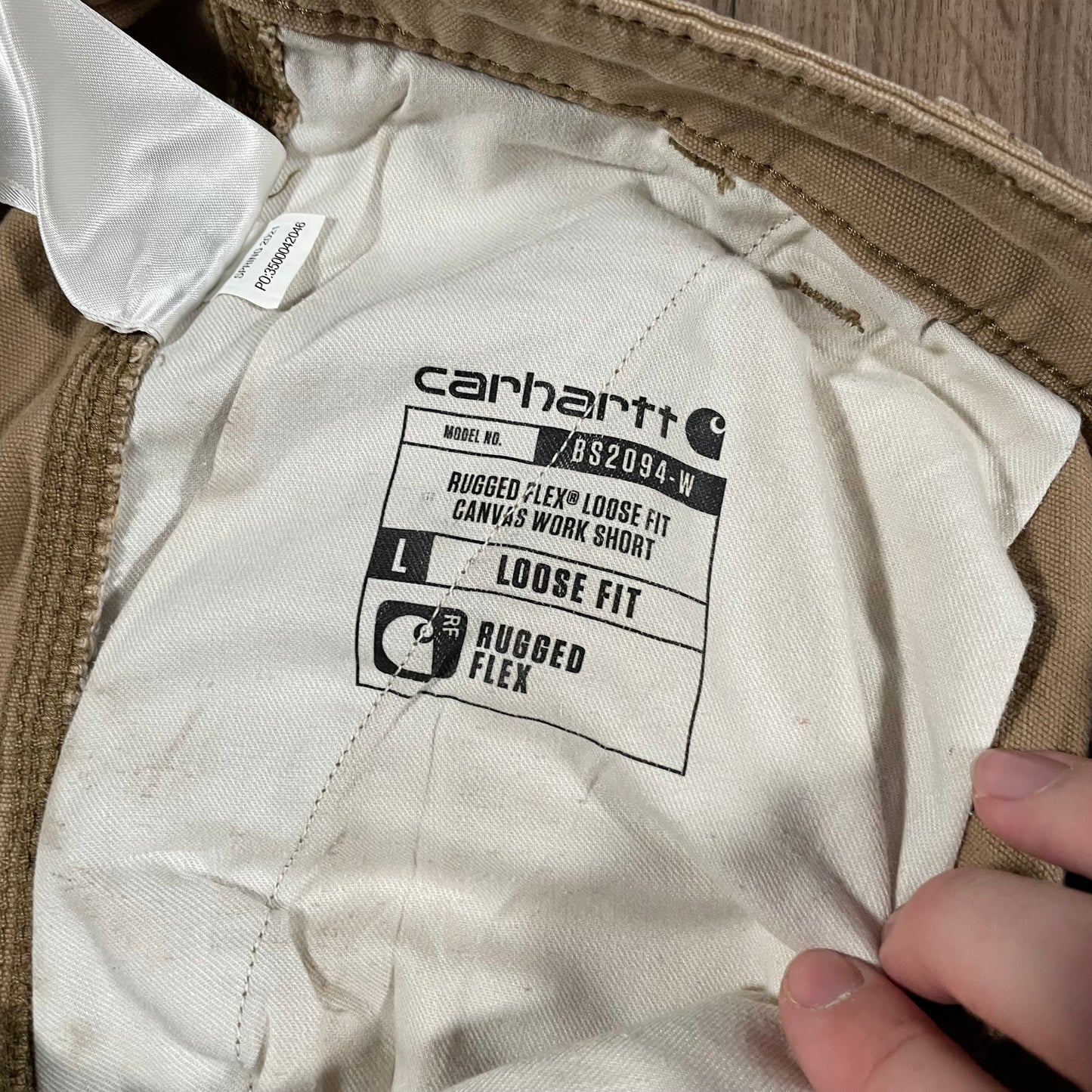 Carhartt Tan Carpenter Shorts