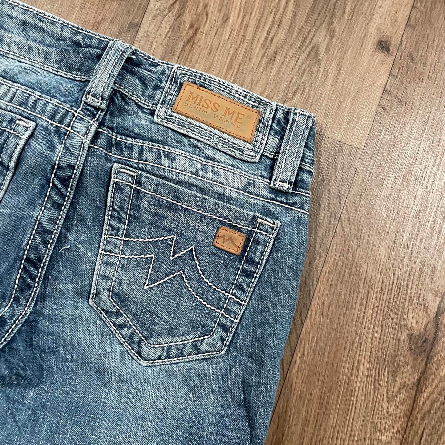 Miss Me Embroidered Straight Jeans