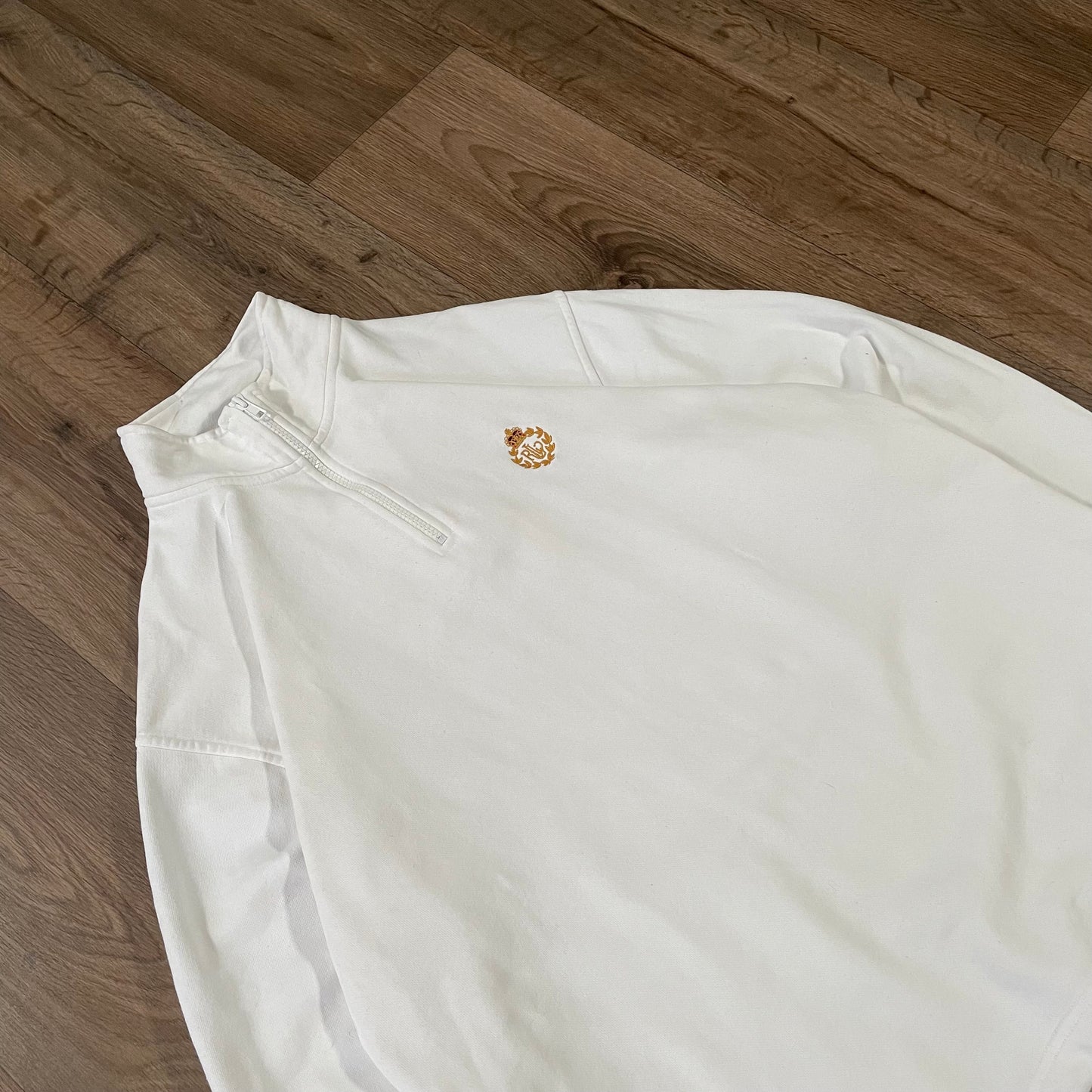 Lauren Ralph Lauren White Quarter Zip Sweatshirt