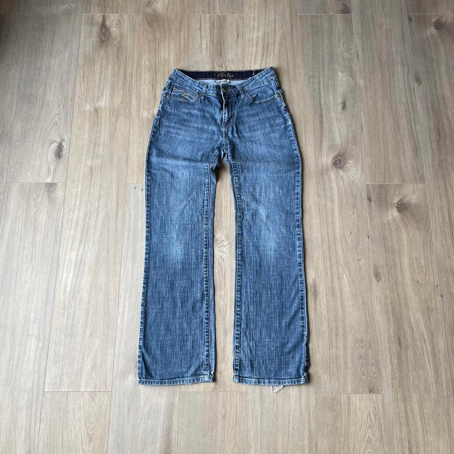 Street One Embroidered Y2K Style Bootcut Jeans
