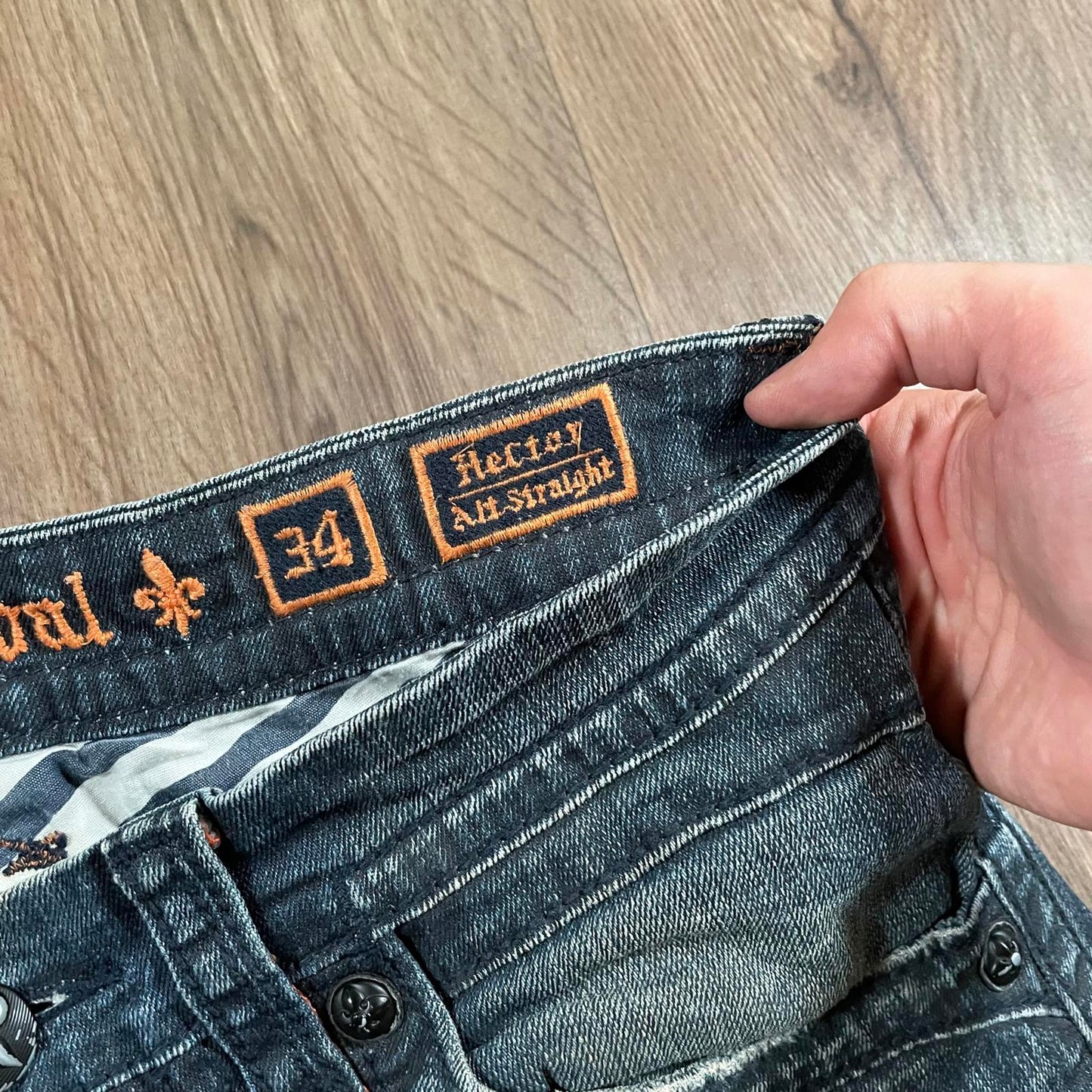 Rock Revival Hector Alt Straight Leg Jeans W34 L33
