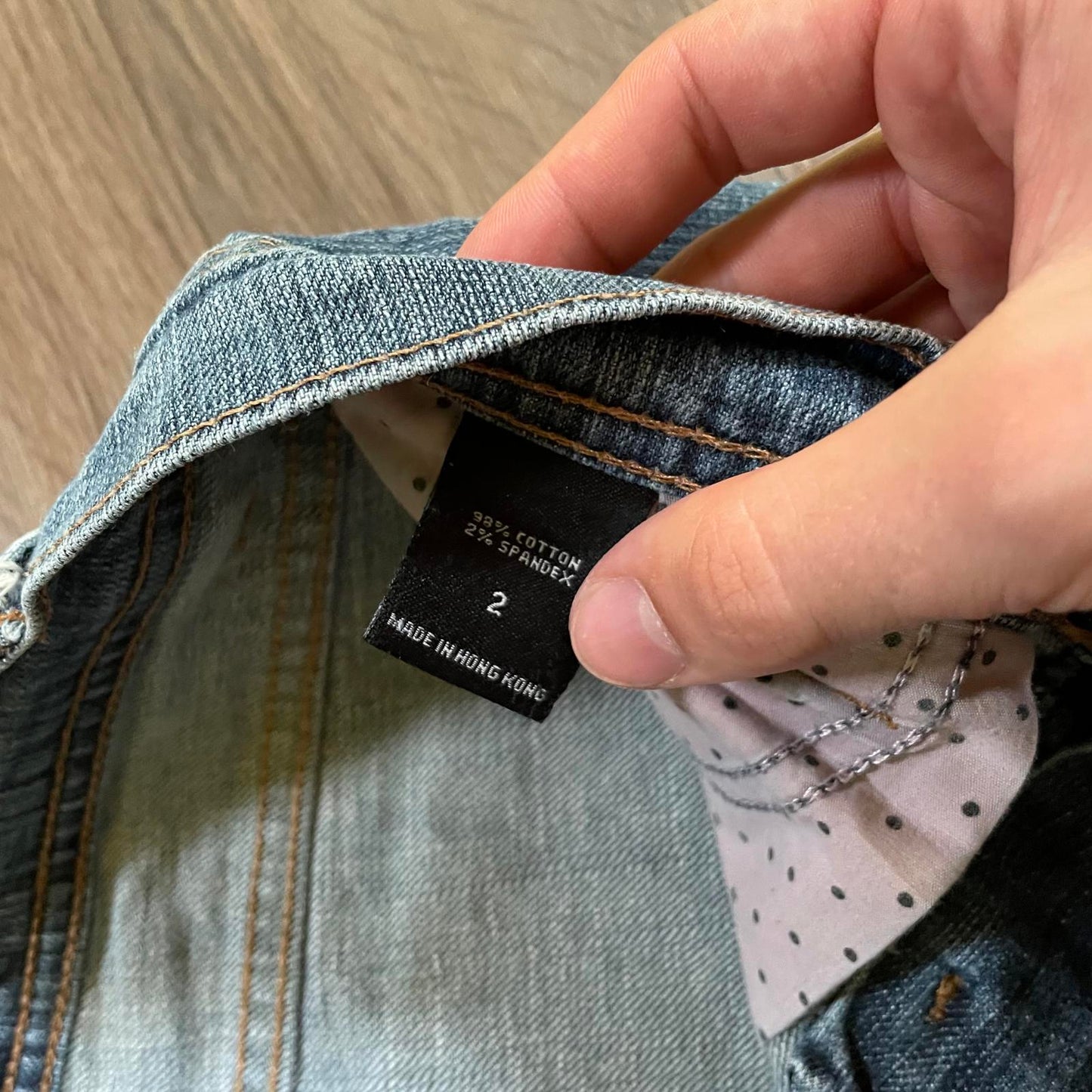 London Jeans Y2K Low Waisted Mini Denim Shorts