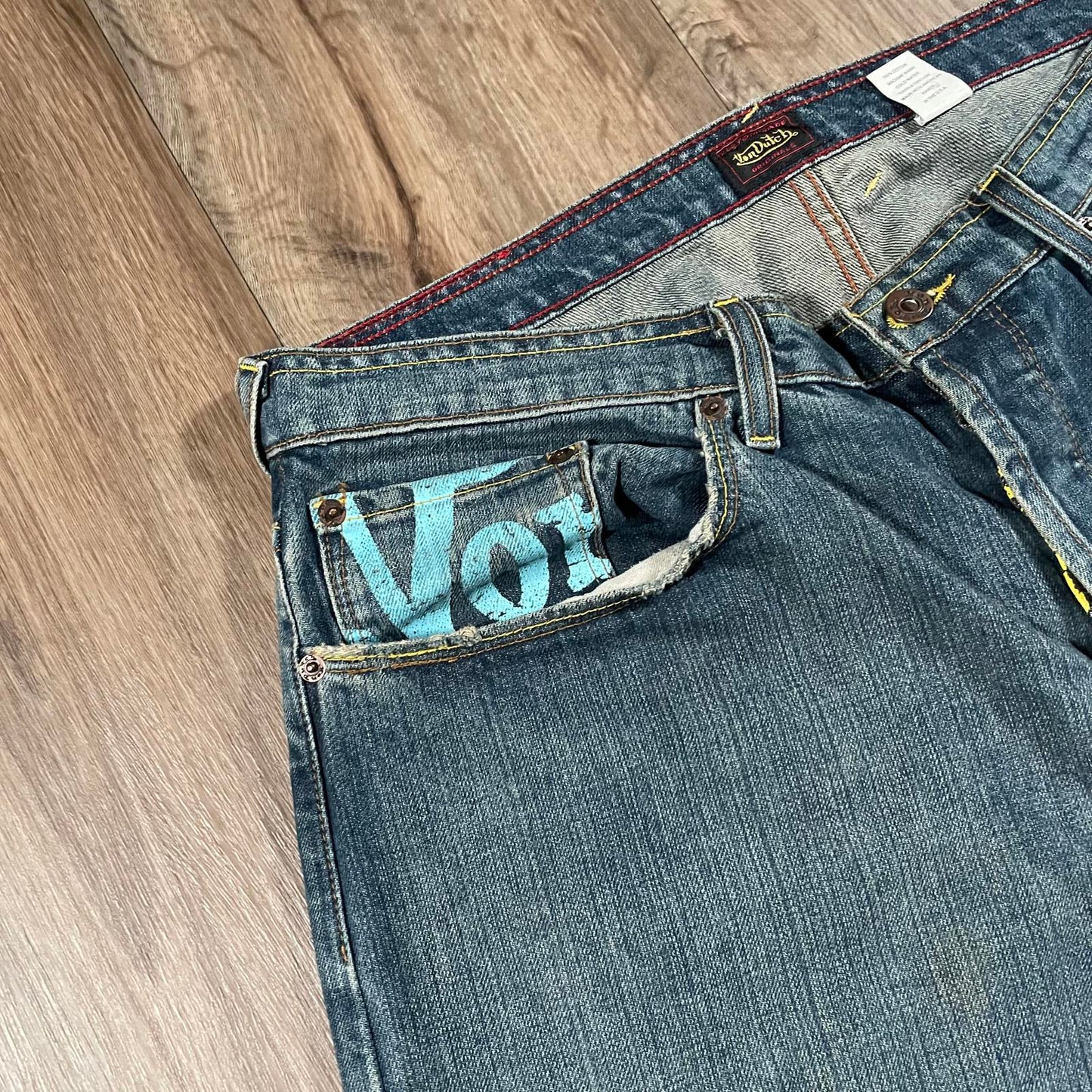 Vintage Von Dutch Blue Jeans