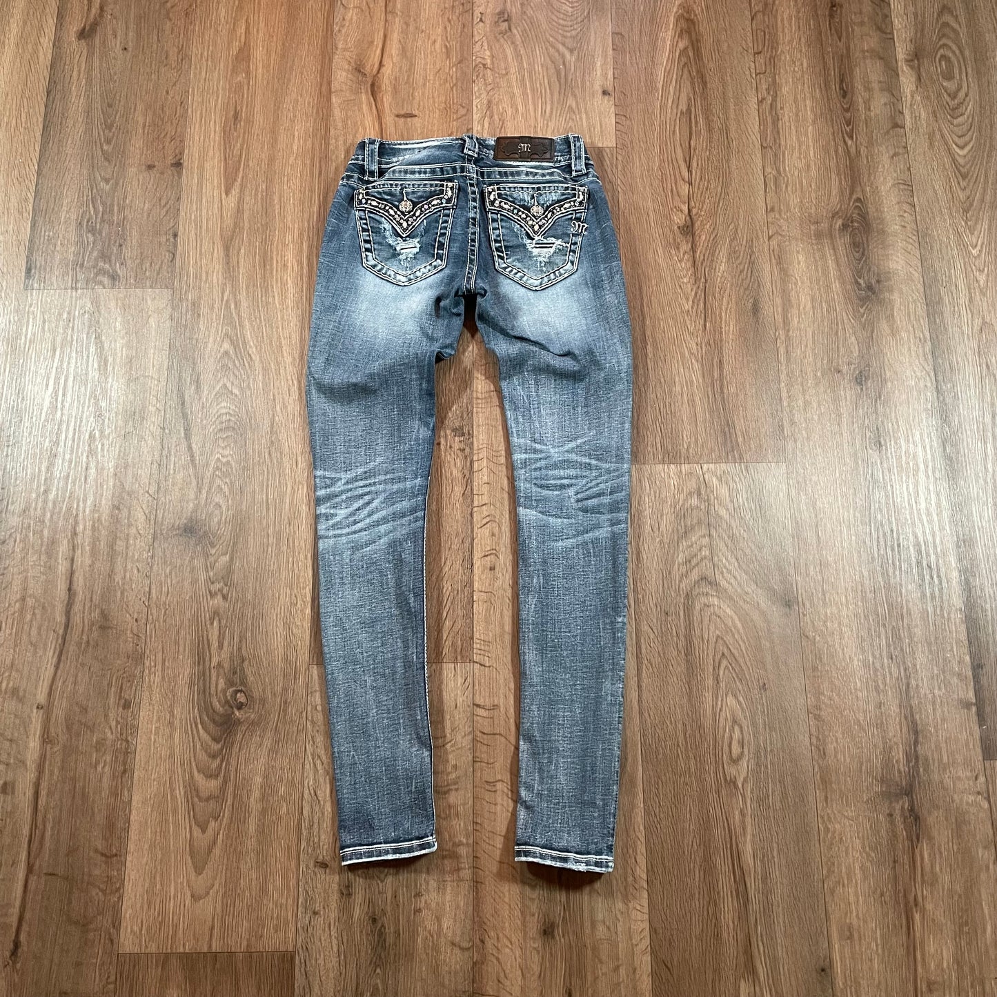 Miss Me Distressed Skinny Signature Jeans