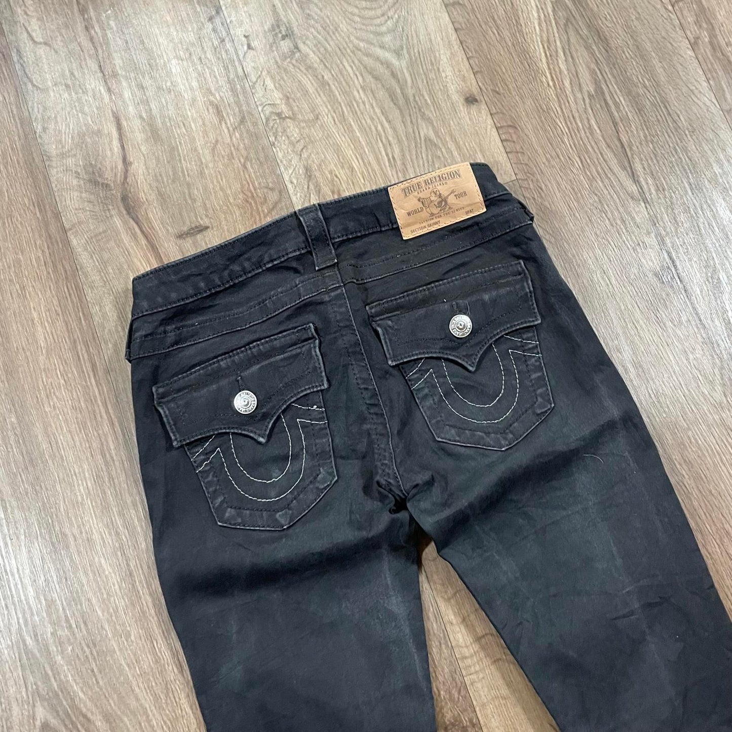 True Religion Black Skinny Jeans W30 L33