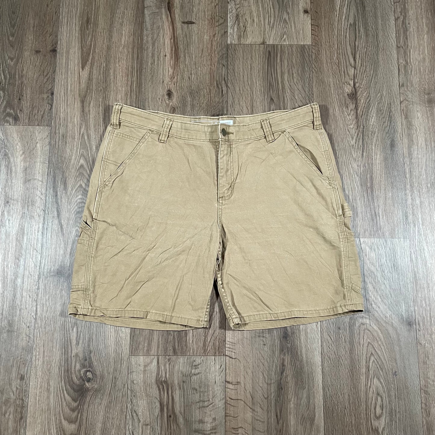 Carhartt Tan Carpenter Shorts