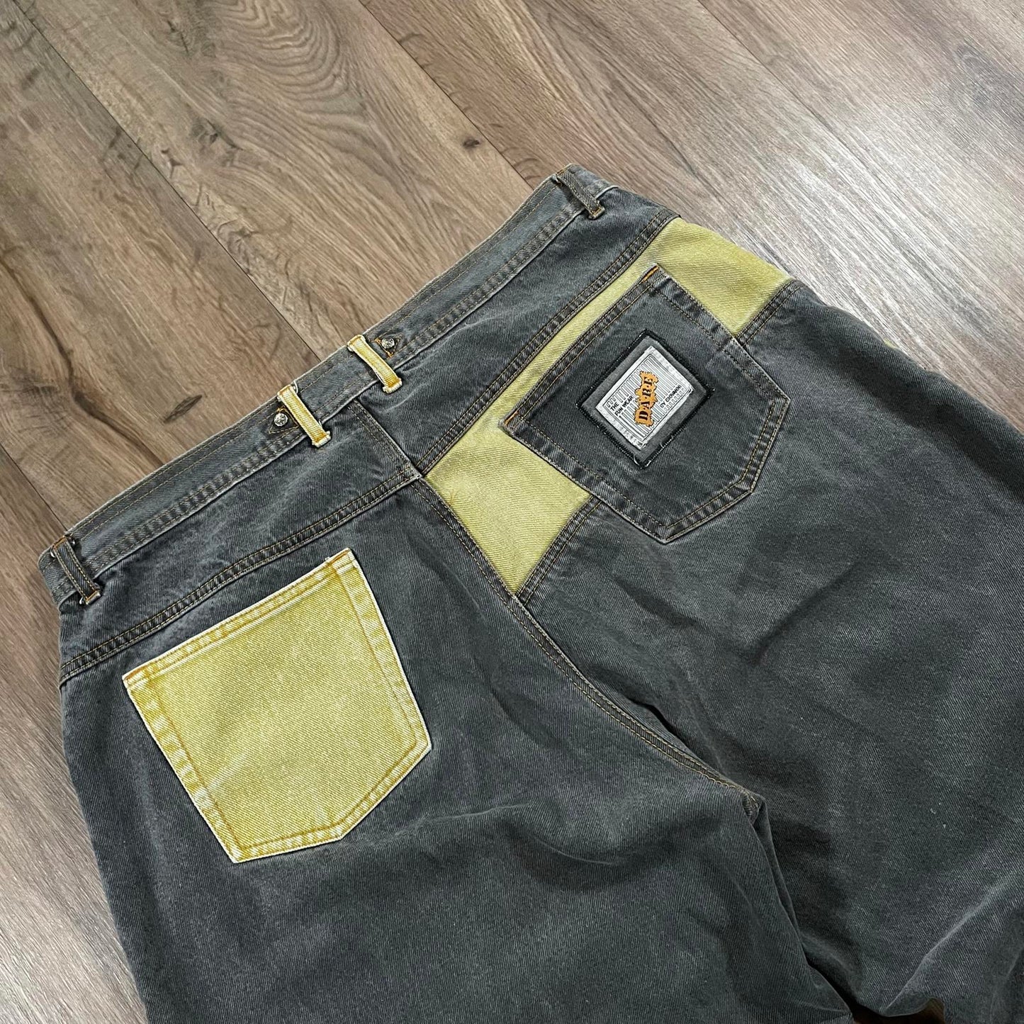 Rave Vintage Dare by Giovanni Colourblock Hip Hop Jeans