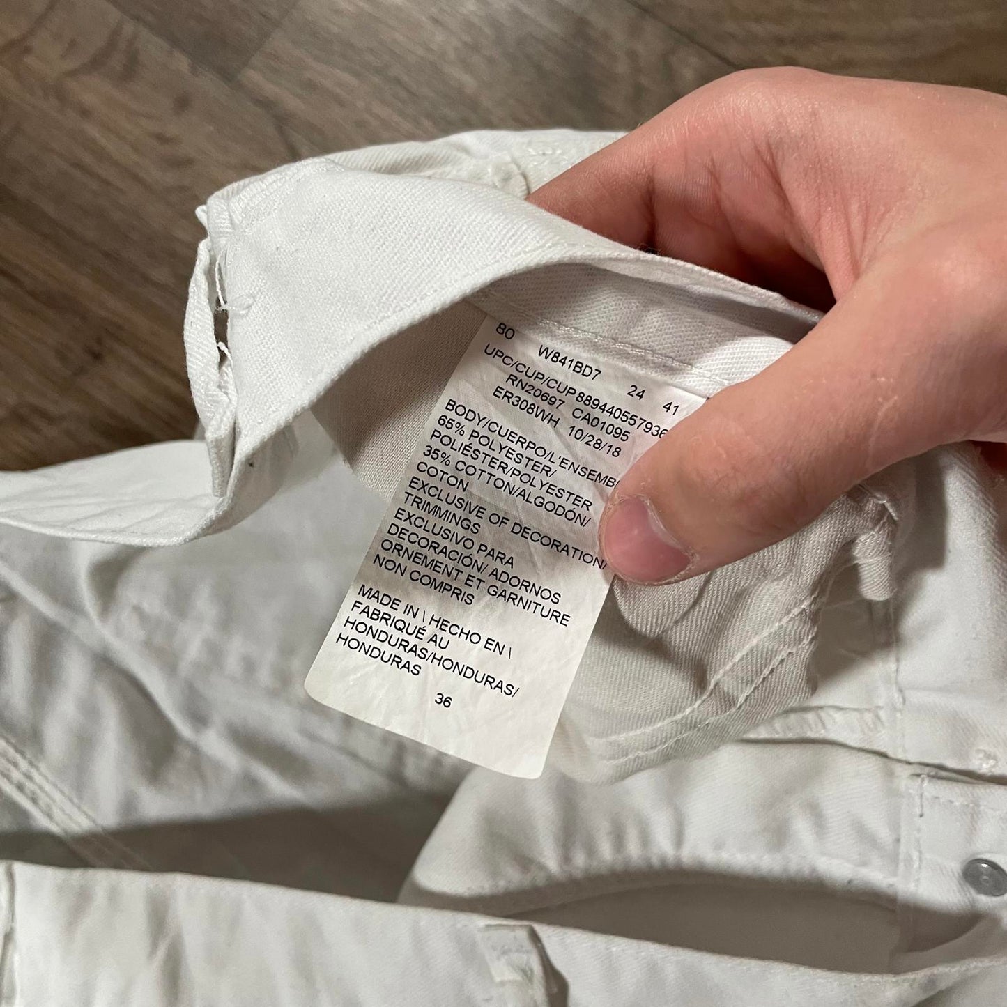 Dickies White Carpenter Shorts