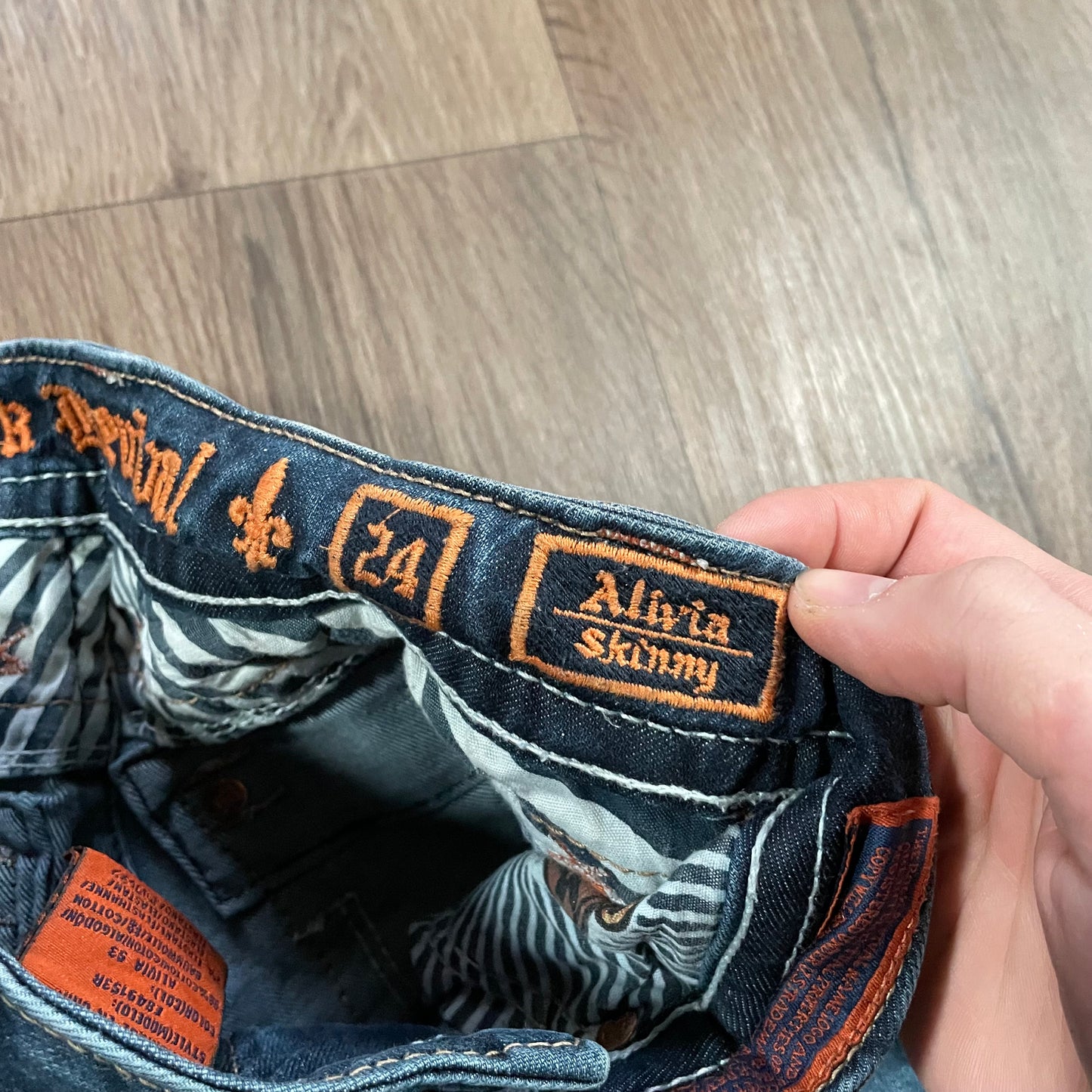 Rock Revival Blue Skinny Jeans
