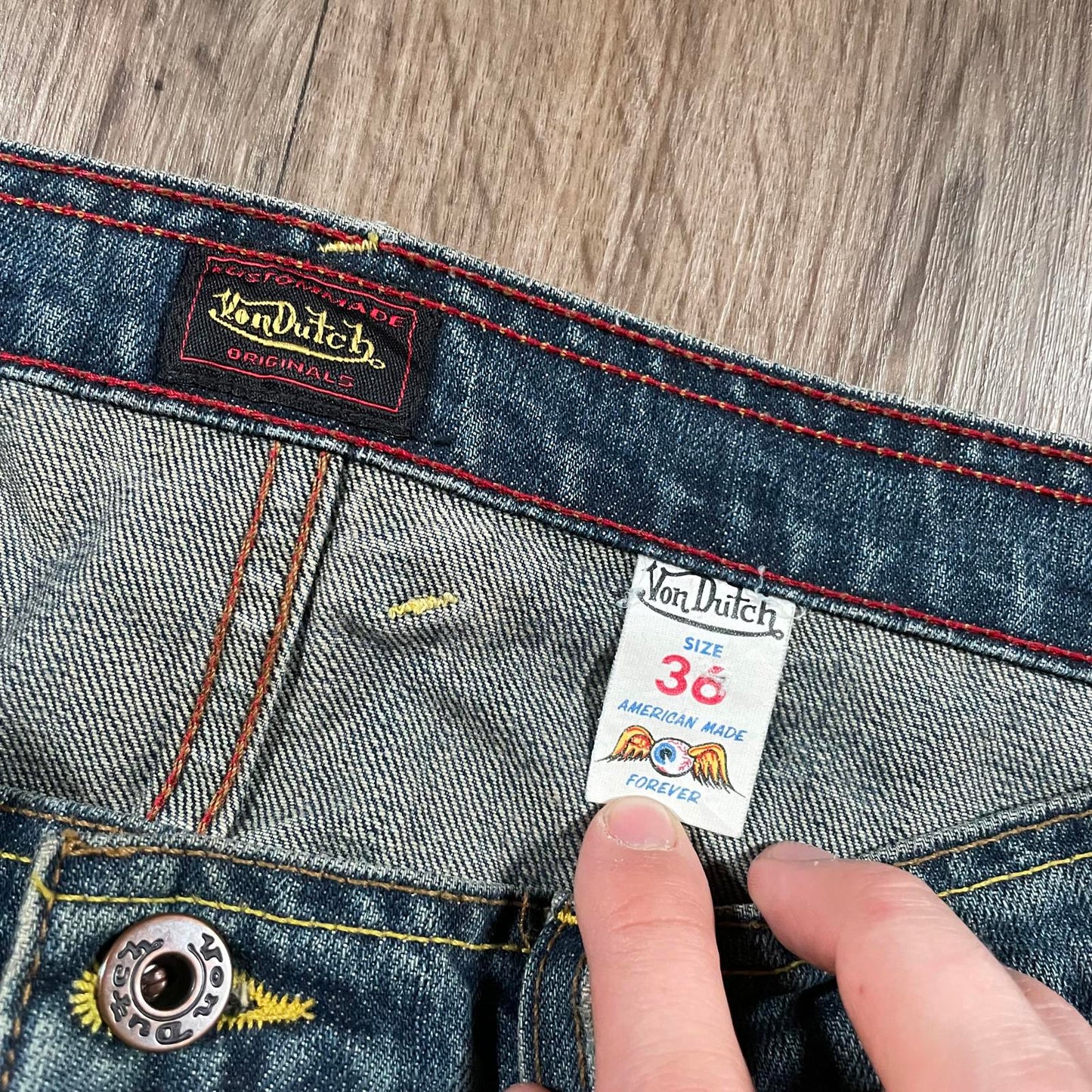 Vintage Von Dutch Blue Jeans