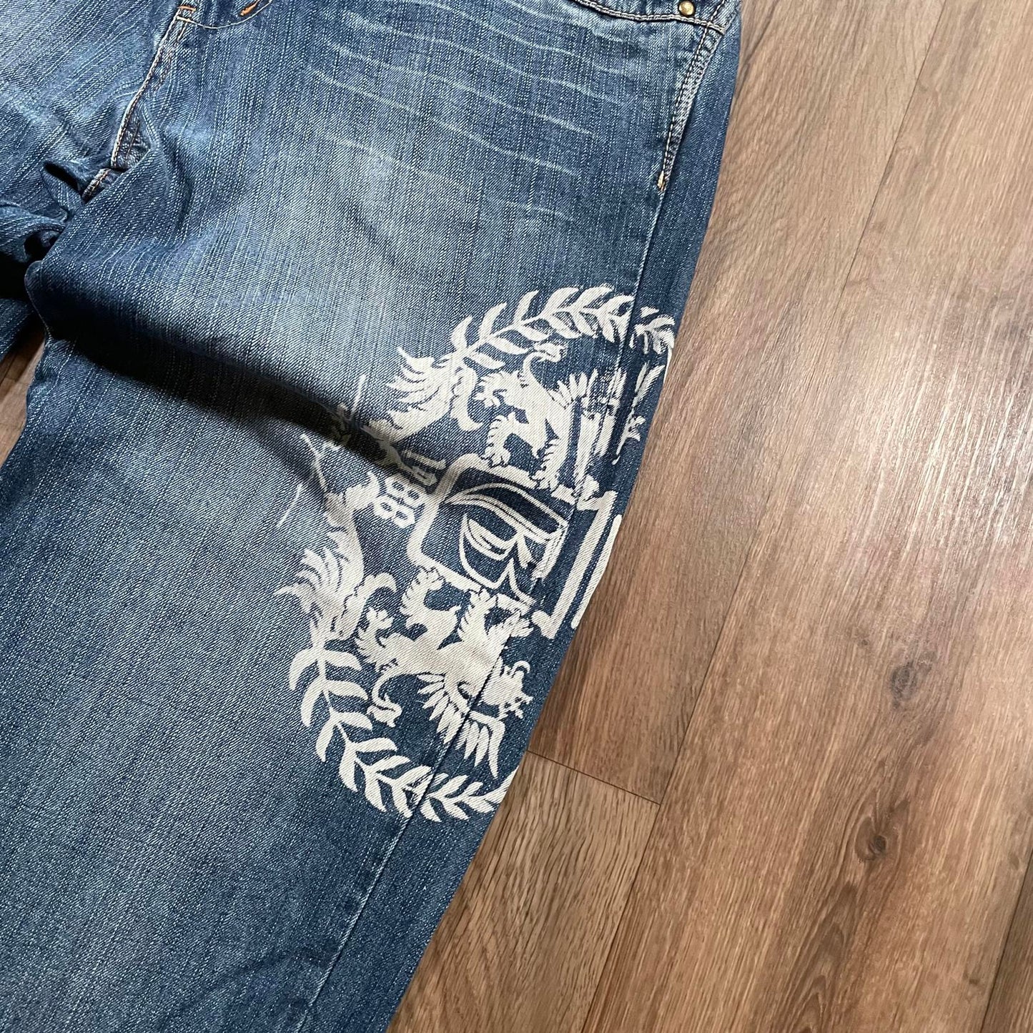 Ruff Ryders Blue Hip Hop Baggy Jeans