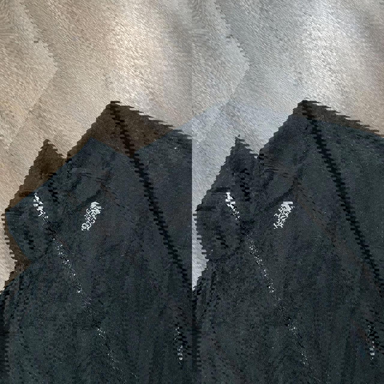 North Face Black Full Zip Fleece Jacket