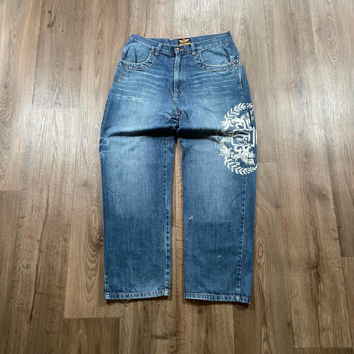 Ruff Ryders Blue Hip Hop Baggy Jeans