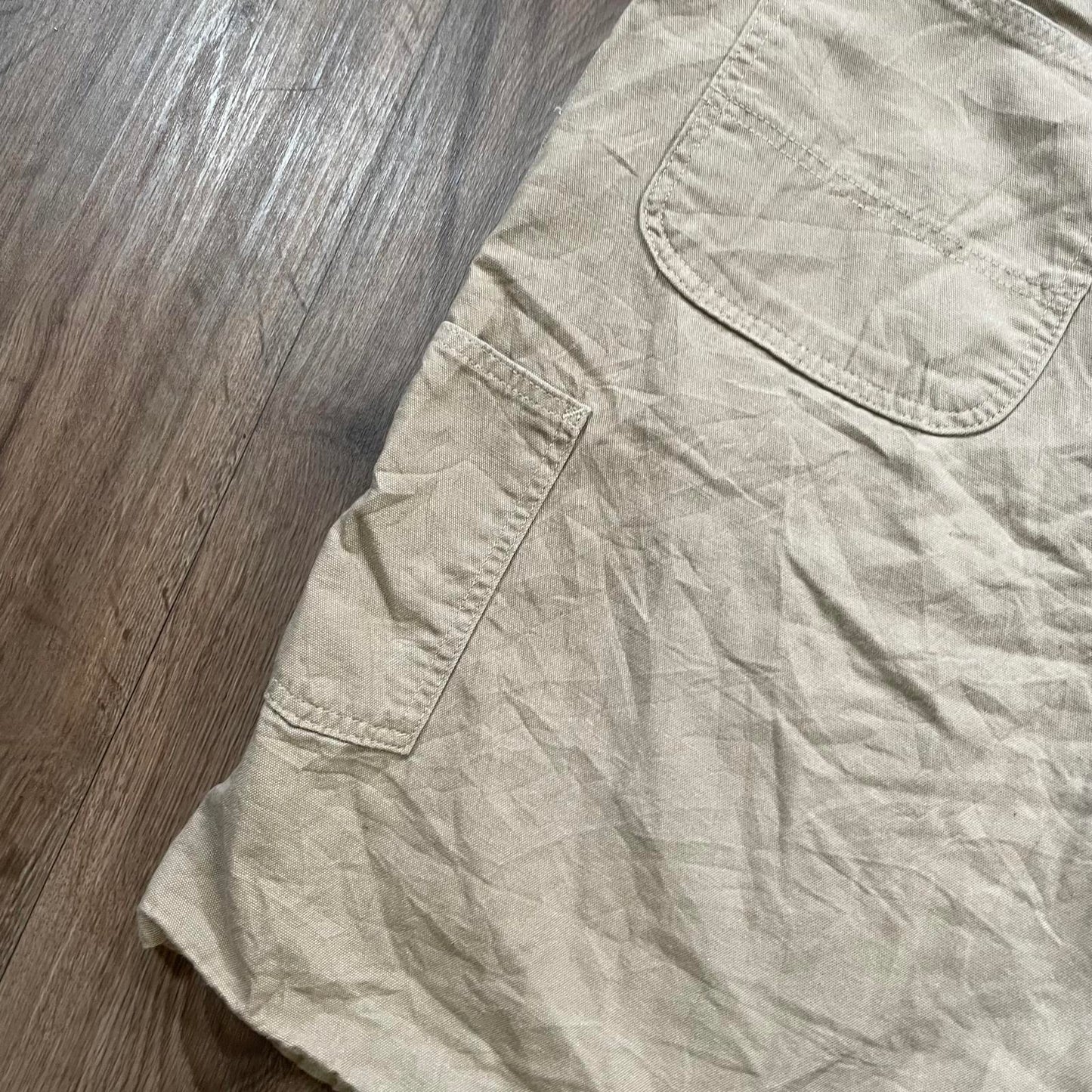 Carhartt Beige Carpenter Shorts w40