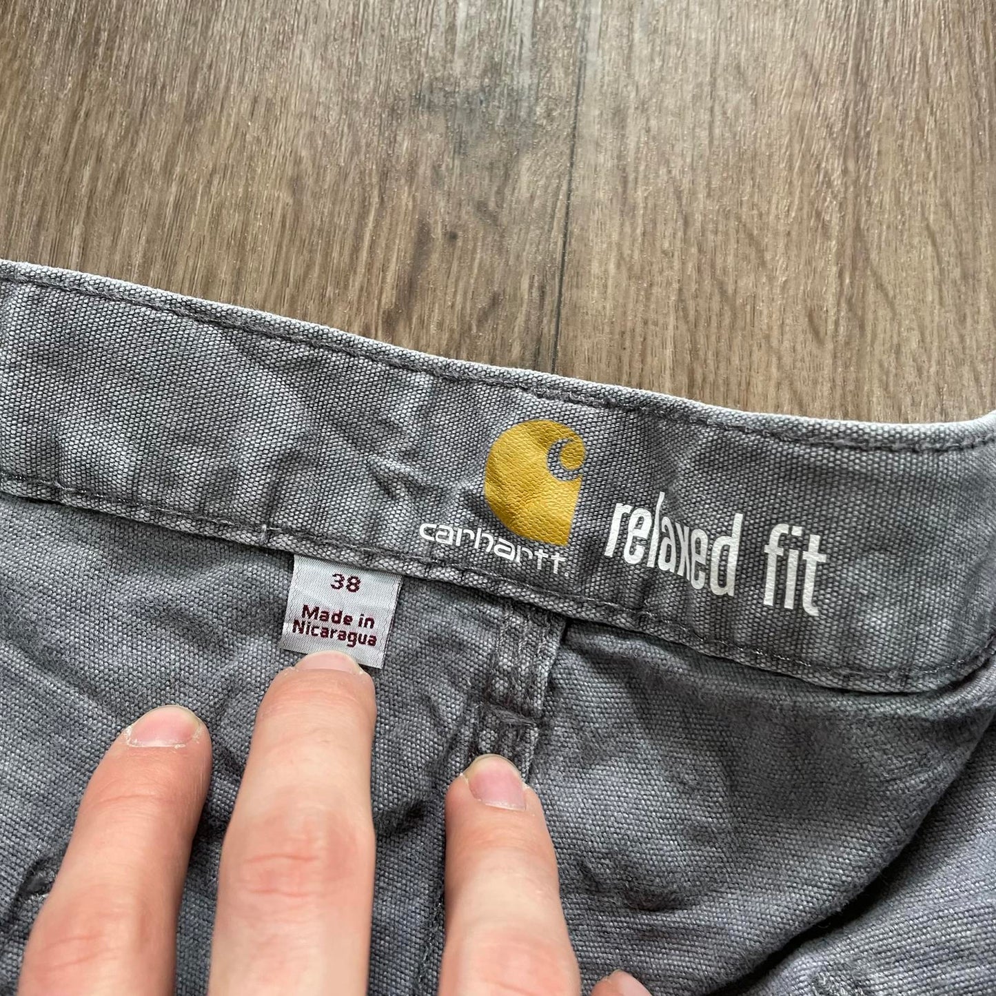 Carhartt Grey Carpenter Shorts W38