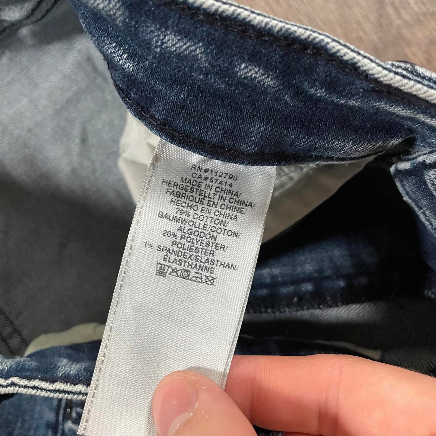 True Religion Blue Mini Skirt