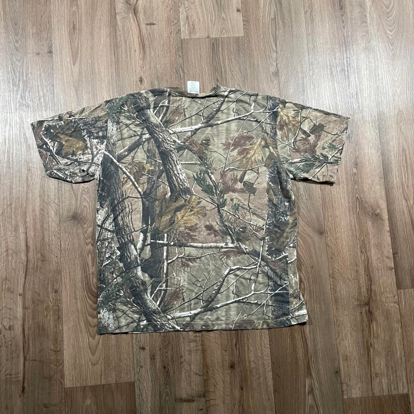 Real Tree Green T-Shirt with Yellow Logo