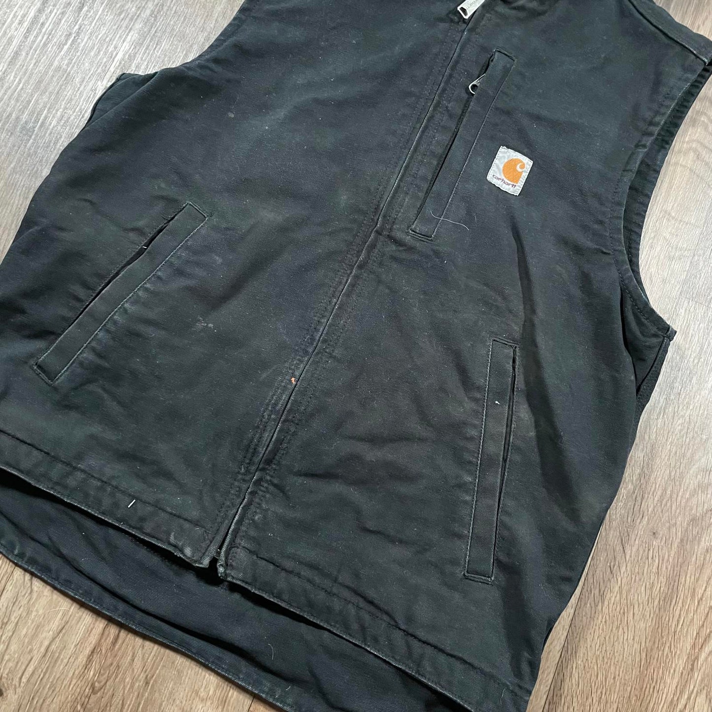 Carhartt Black Hooded Gilet