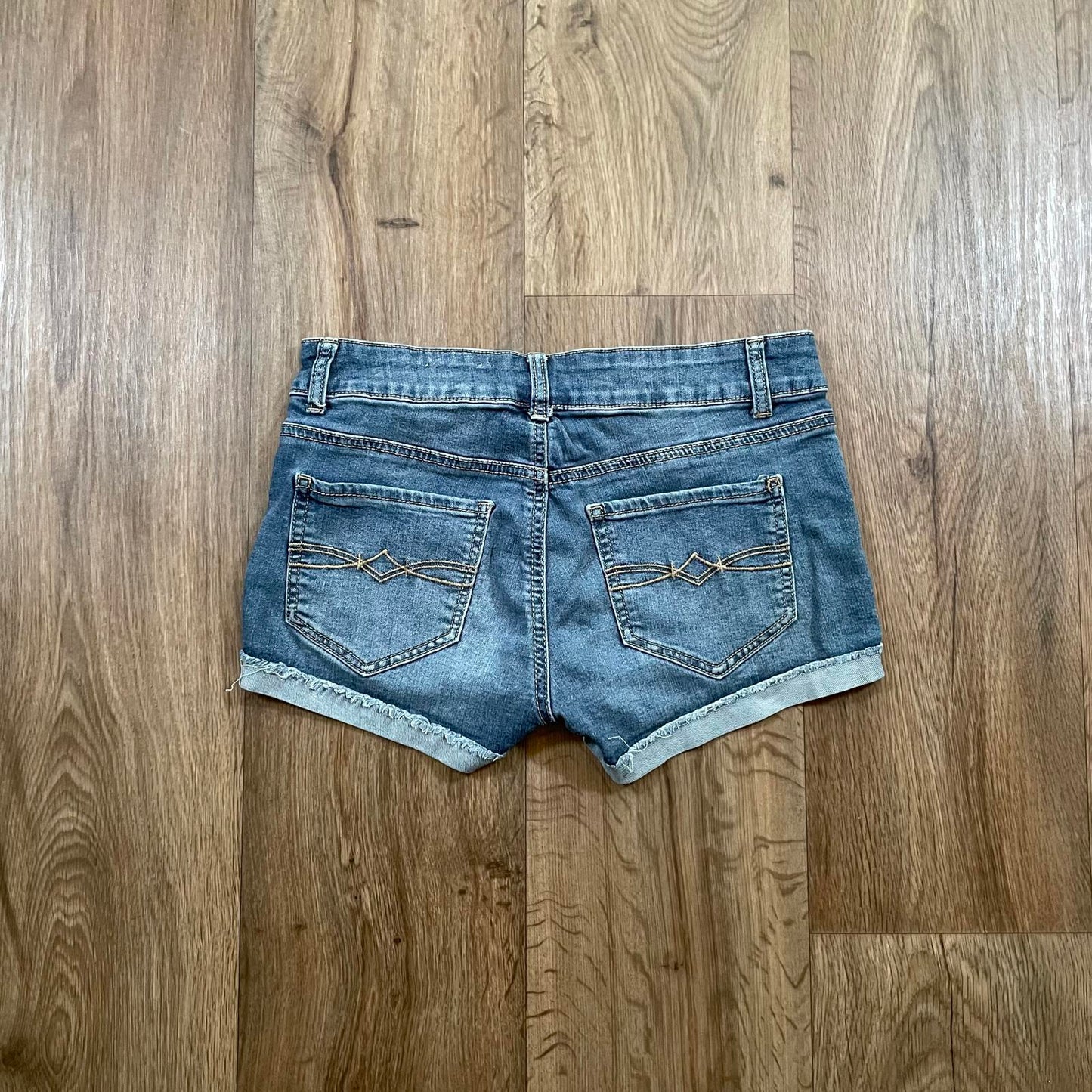 Mudd Low Waisted Embroidered Shorts