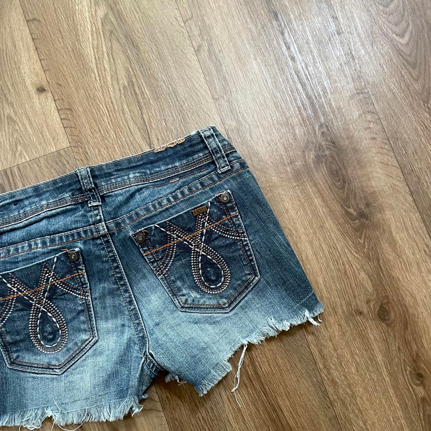 Zanadi Low Waisted Embroidered Shorts