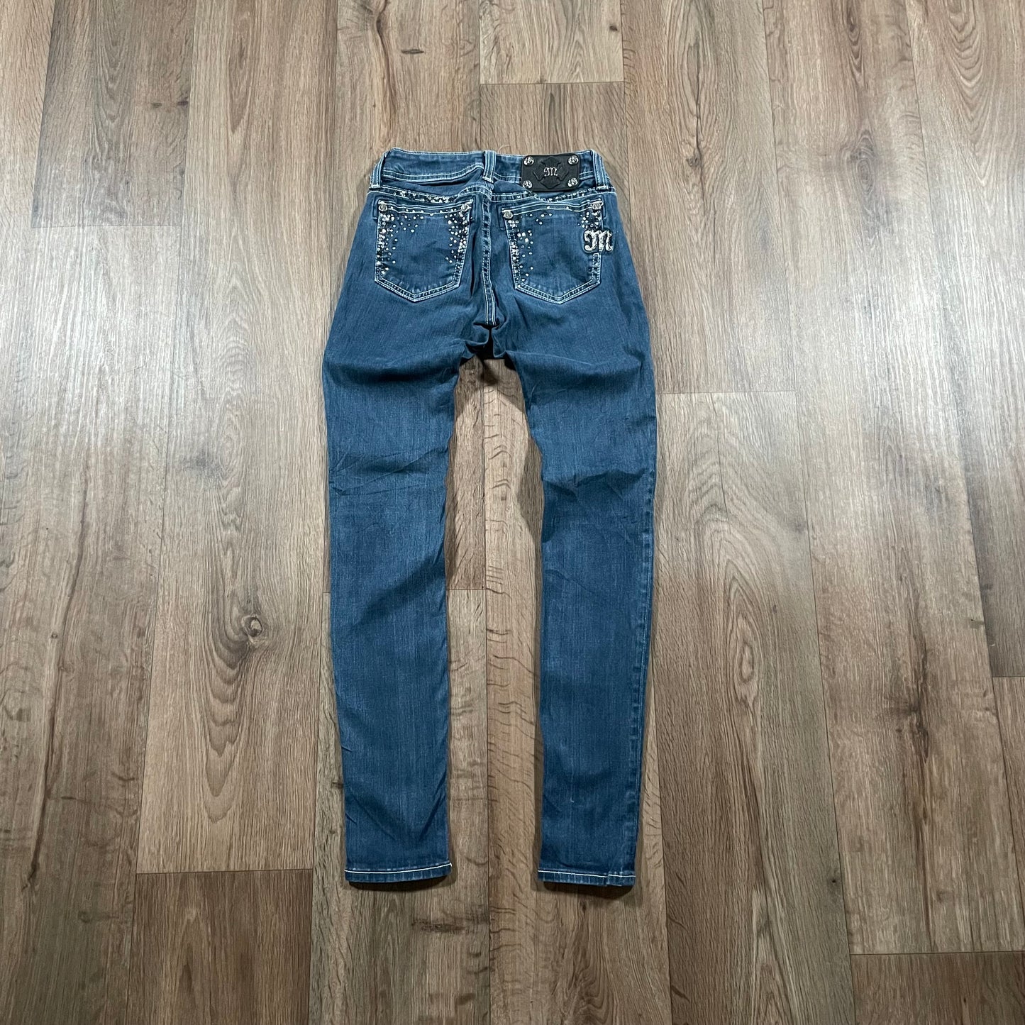 Miss Me Gem Detail Jegging Jean