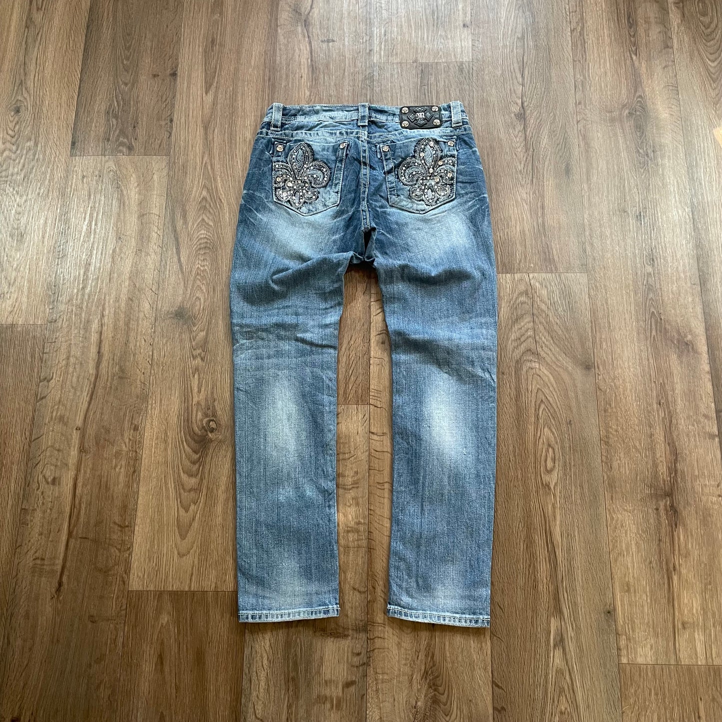 Miss Me Skinny Paisley Print Jeans