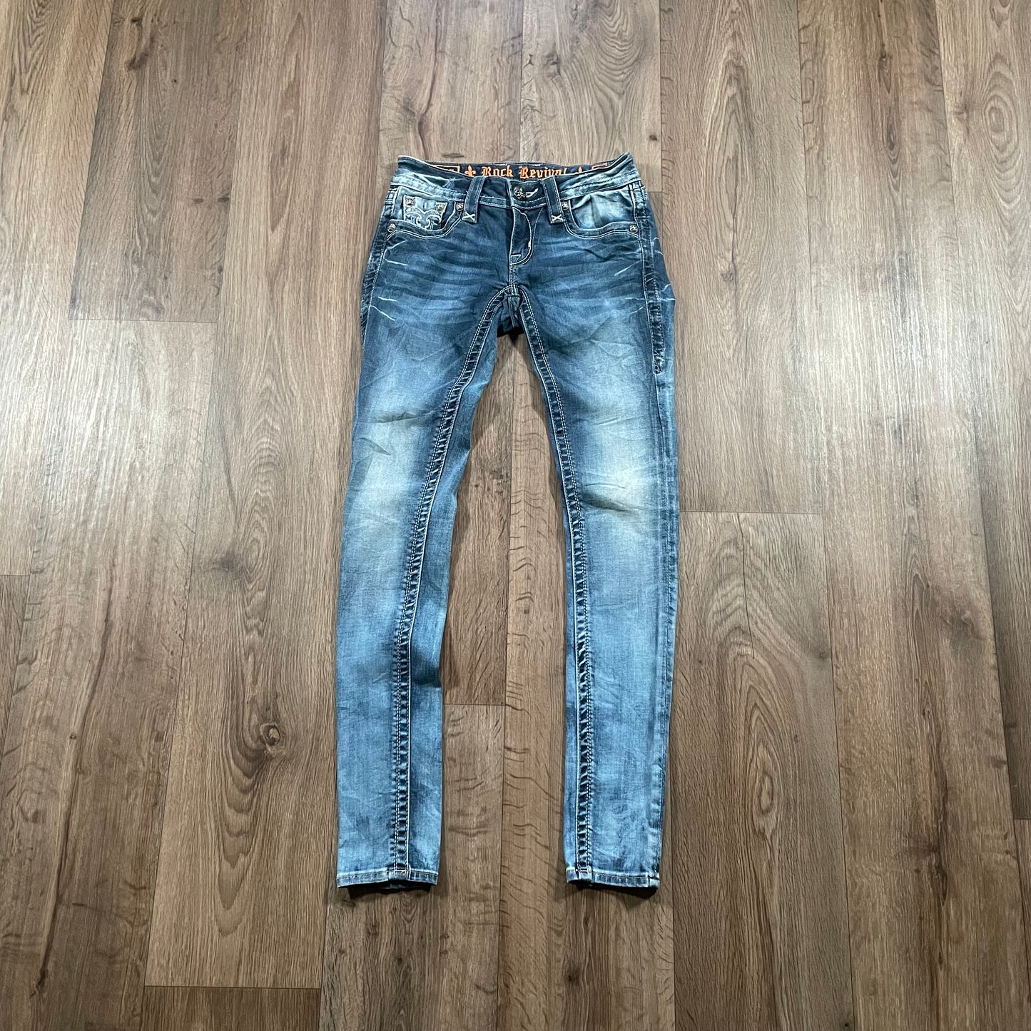 Rock Revival Blue Skinny Jeans
