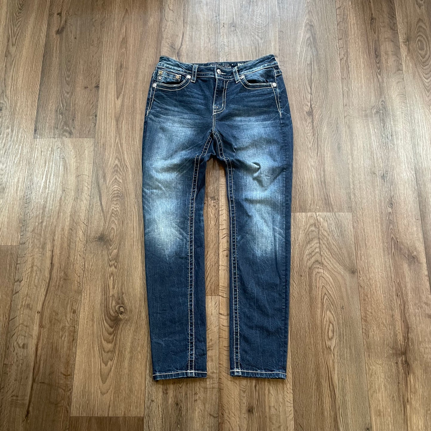 Miss Me Angel Wing Miss Rise Skinny Jeans